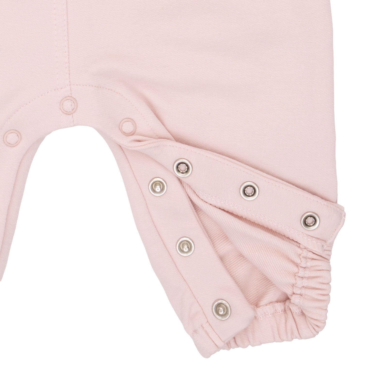 Angel Dear Solid Veiled Pink Ruffle V-Overalls & Bows and Hearts Long Sleeve Lettuce Edge Tunic Top Set