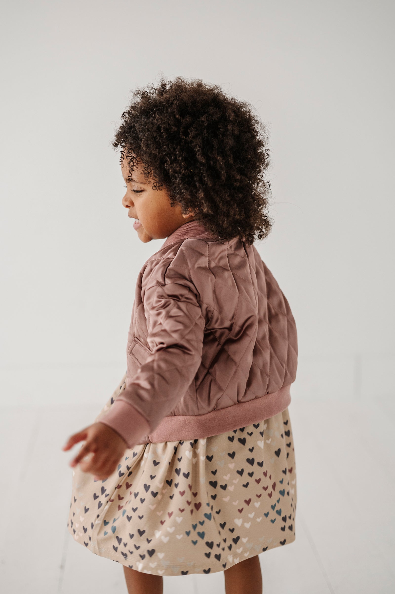 Winter Mauve Bomber Jacket - Twinkle Twinkle Little One