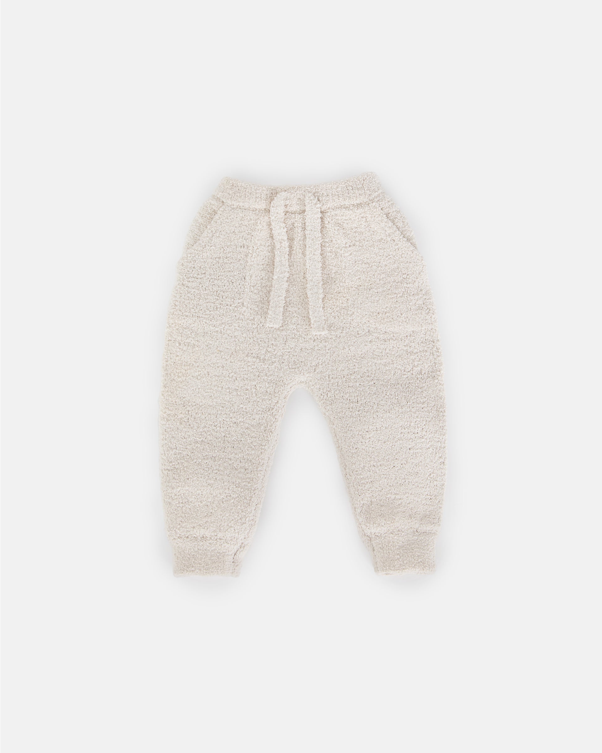 7 A.M. Enfant Fuzzy Joggers - Ecru - Twinkle Twinkle Little One
