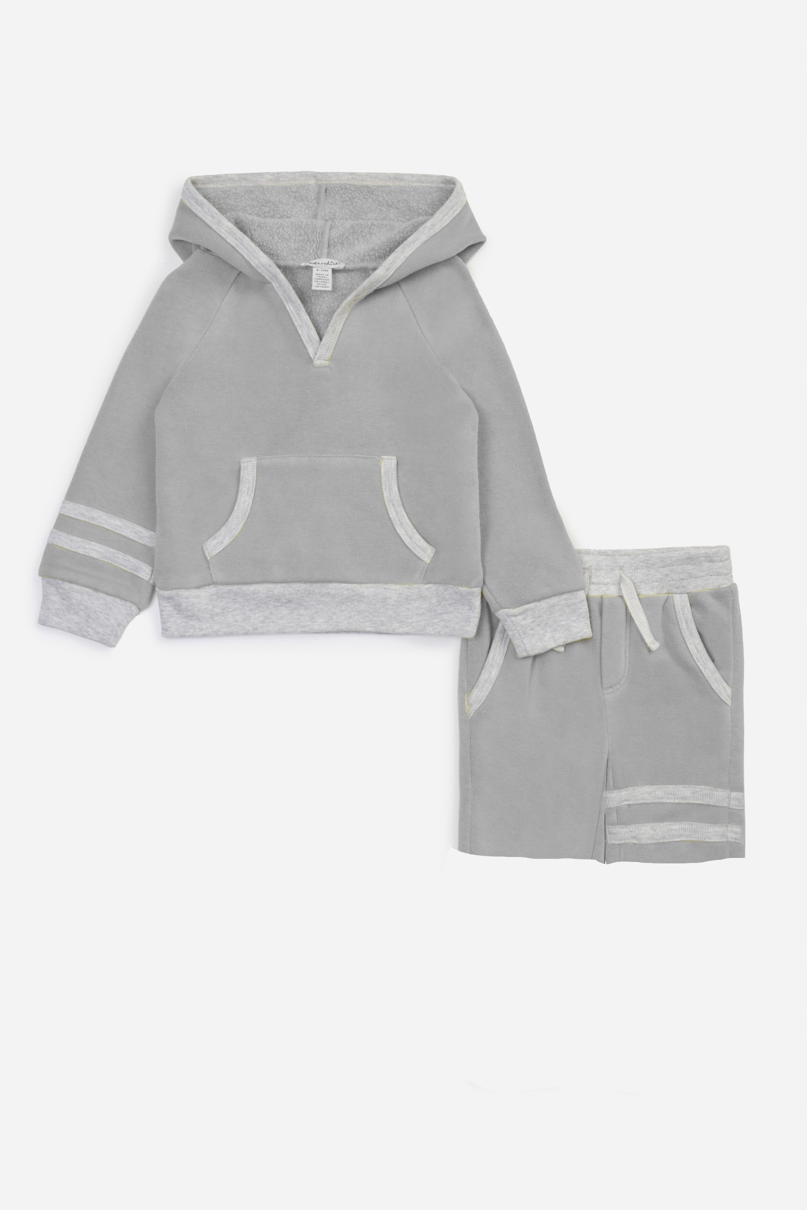 Striped Hoodie Set - Twinkle Twinkle Little One