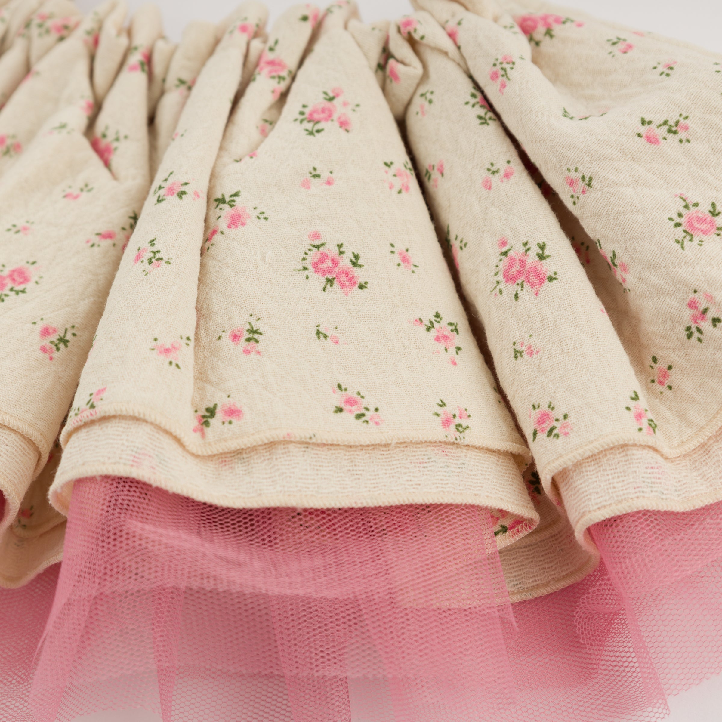 Lola Top & Tutu Skirt Set - Rose Bouquet - Rose - Twinkle Twinkle Little One