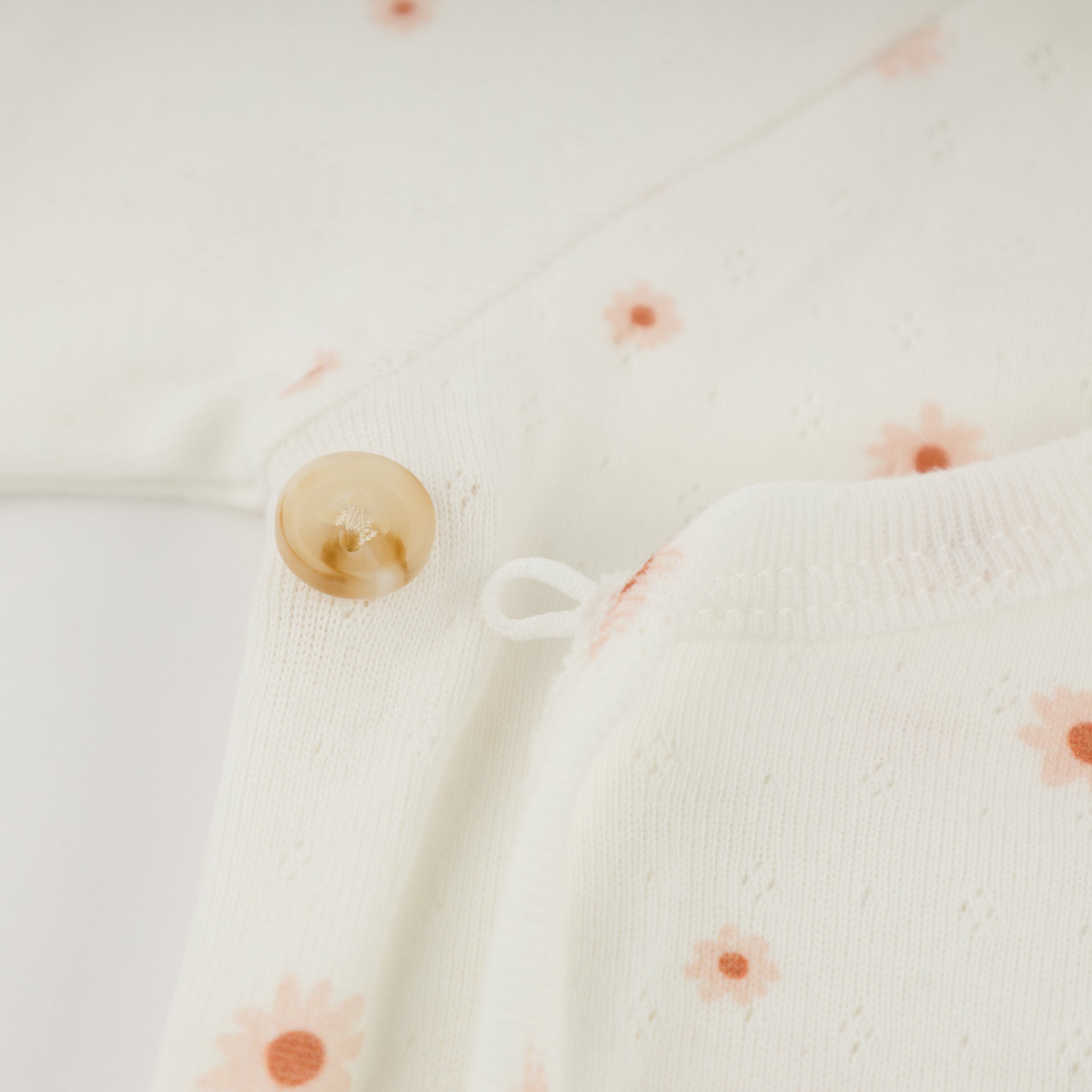 Pointelle Kimono Set - Twinkle - Mini Daisies - Twinkle Twinkle Little One