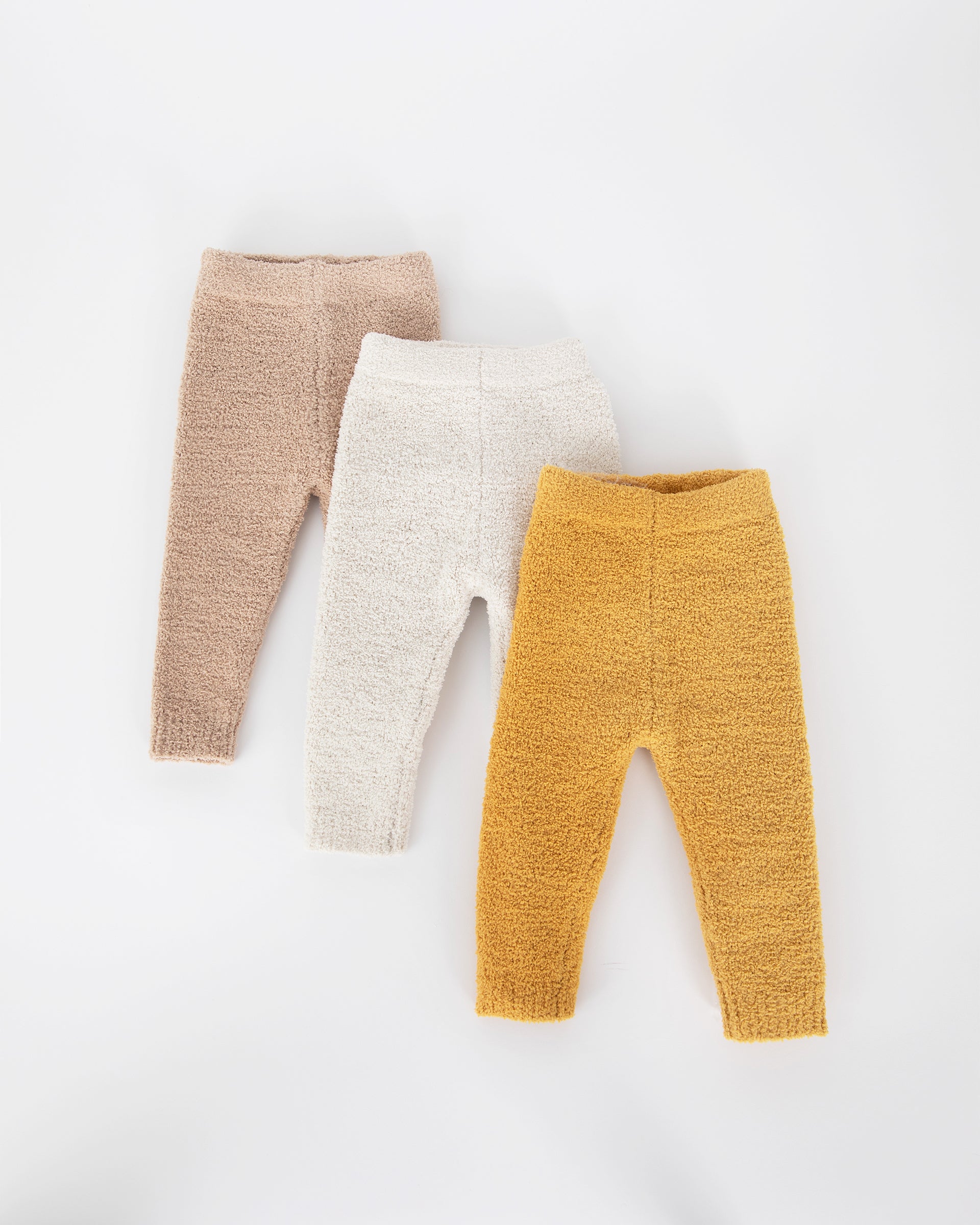 7 A.M. Enfant Fuzzy Leggings - Pecan - Twinkle Twinkle Little One