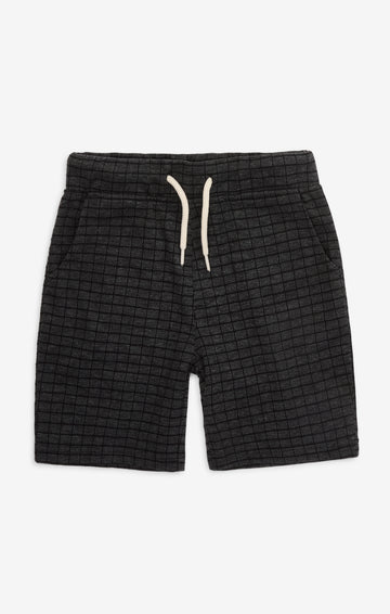 Preston Shorts - Black Squares - Twinkle Twinkle Little One
