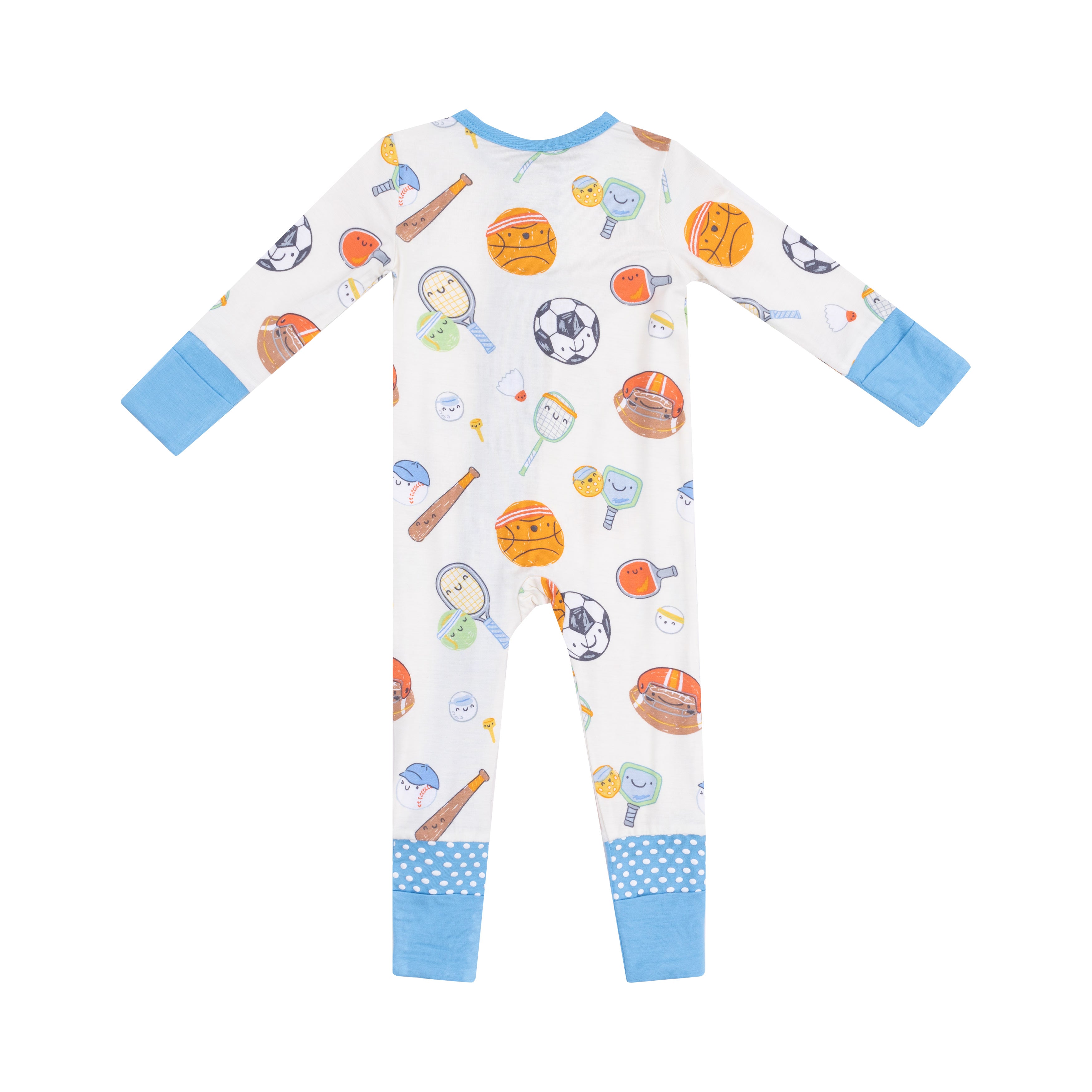 Sports Ball Friend 2 Way Zipper Romper - Twinkle Twinkle Little One