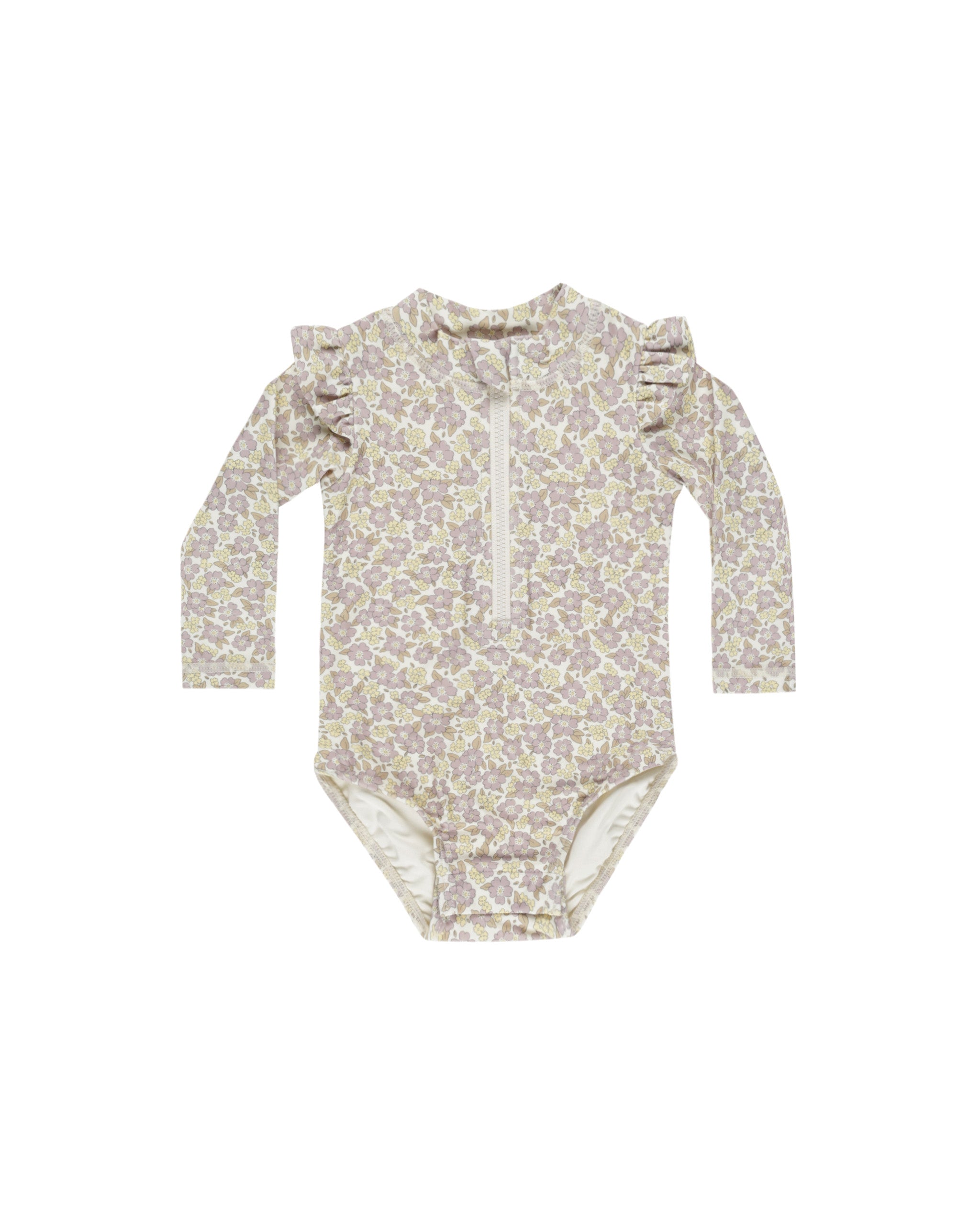 Byron Rashguard One-Piece - Purple Floral - Twinkle Twinkle Little One