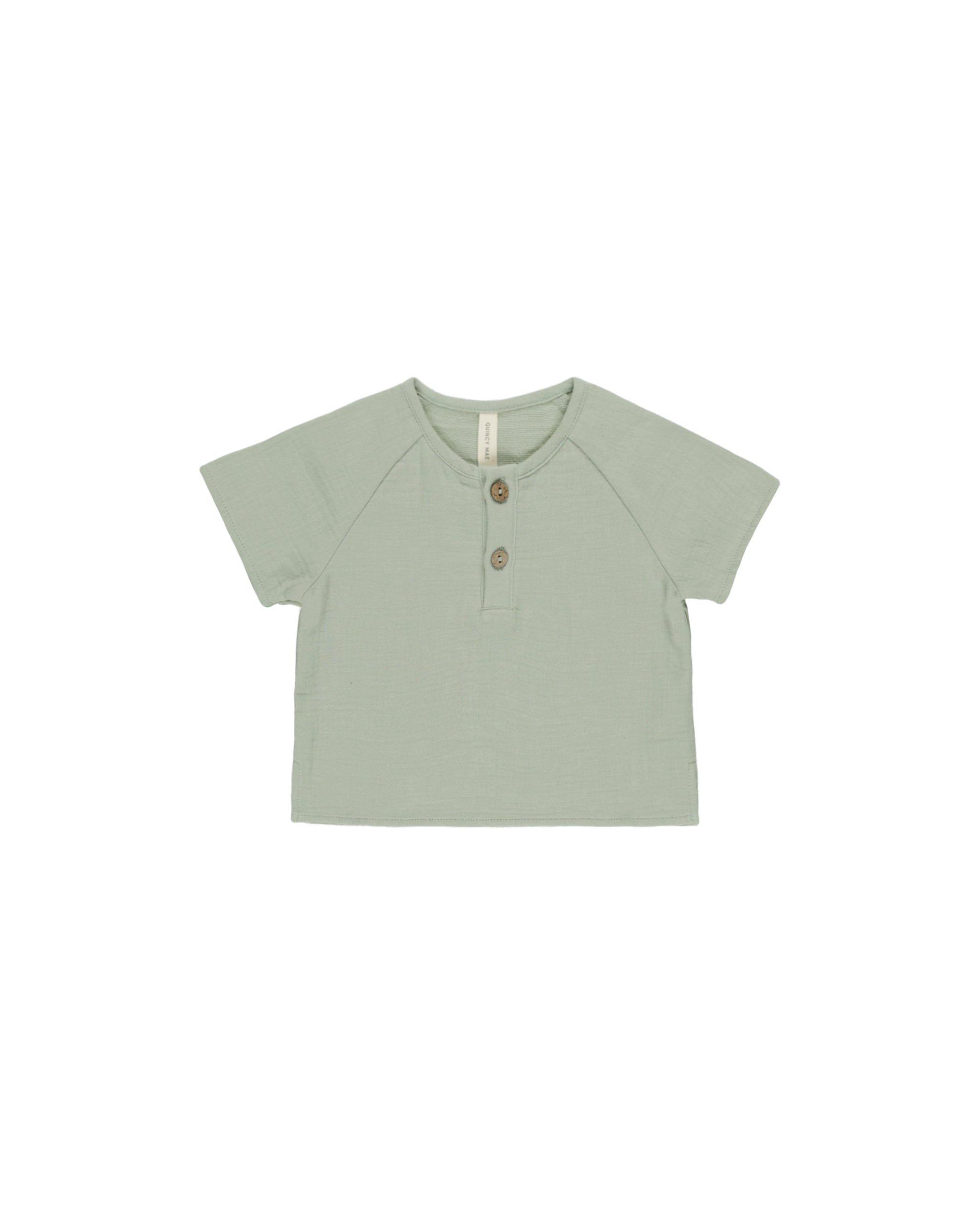 Short Sleeve Zion Shirt & Luca Pant - Sage - Twinkle Twinkle Little One