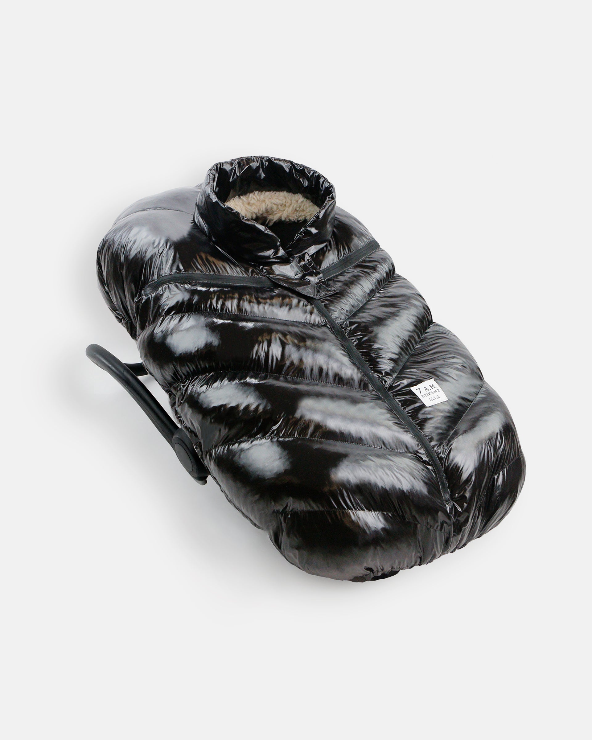 7 A.M. Enfant Car Seat Cocoon - Black Polar - Twinkle Twinkle Little One