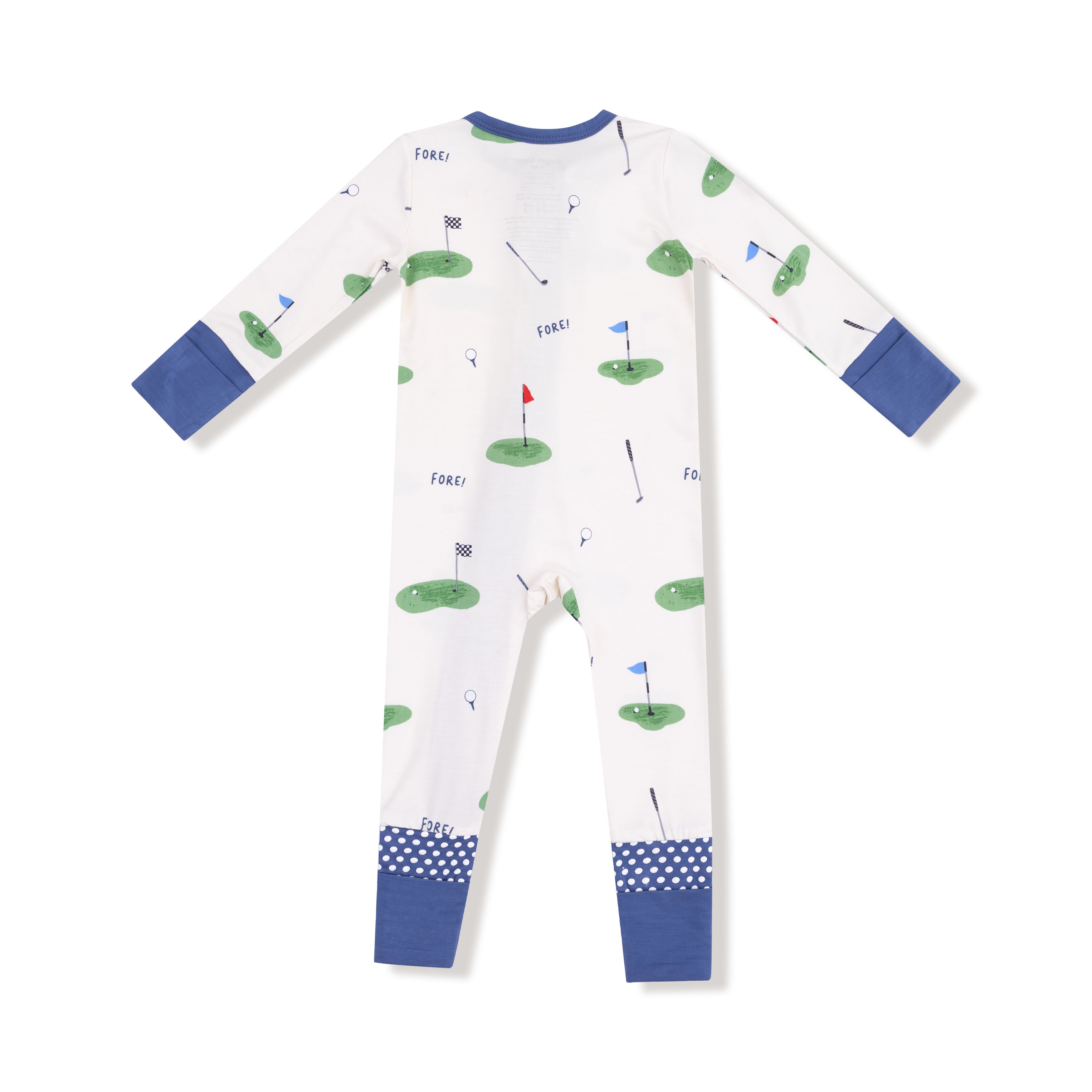 All Fore Golf 2 Way Zipper Romper - Twinkle Twinkle Little One