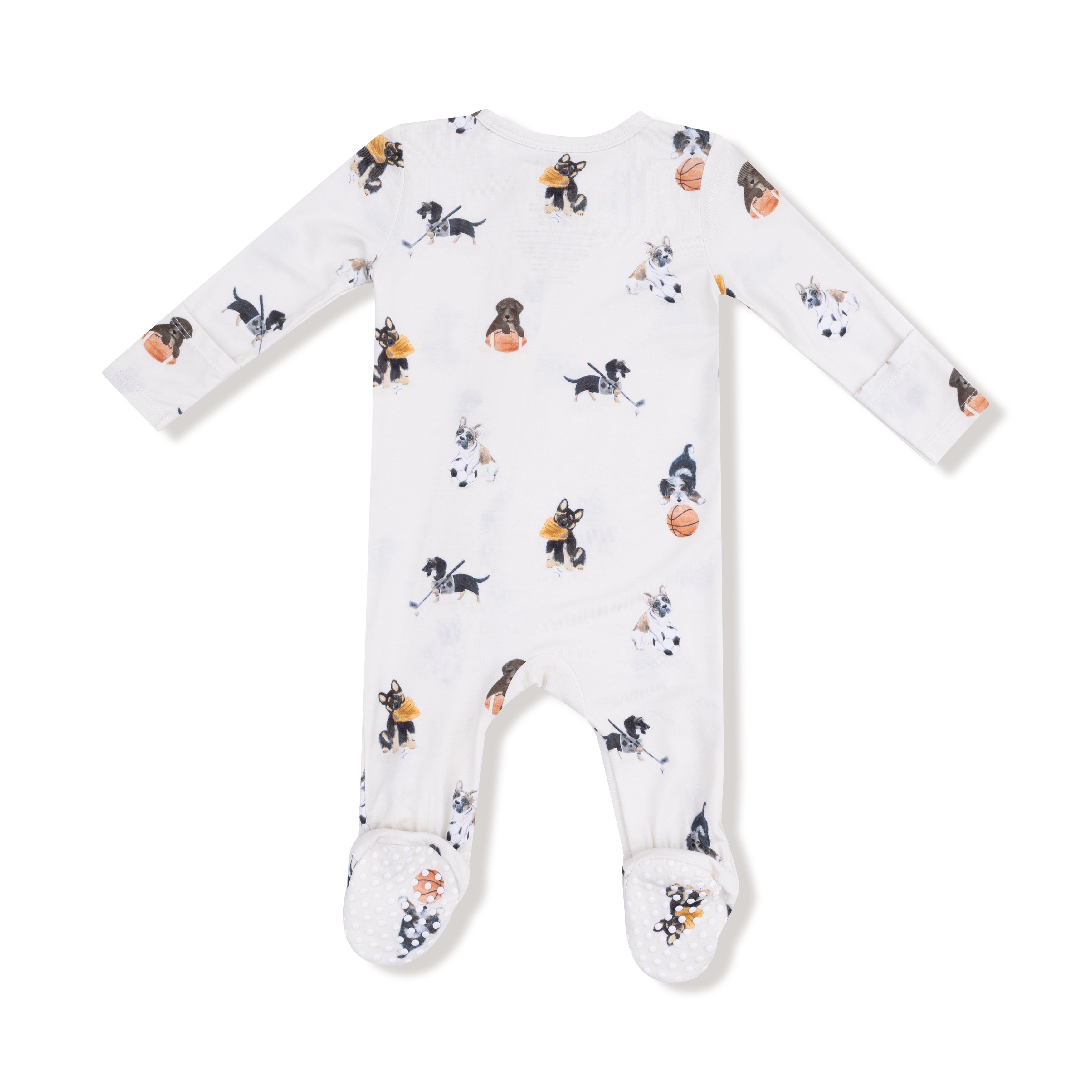 Sporty Puppies 2 Way Zipper Footie - Twinkle Twinkle Little One