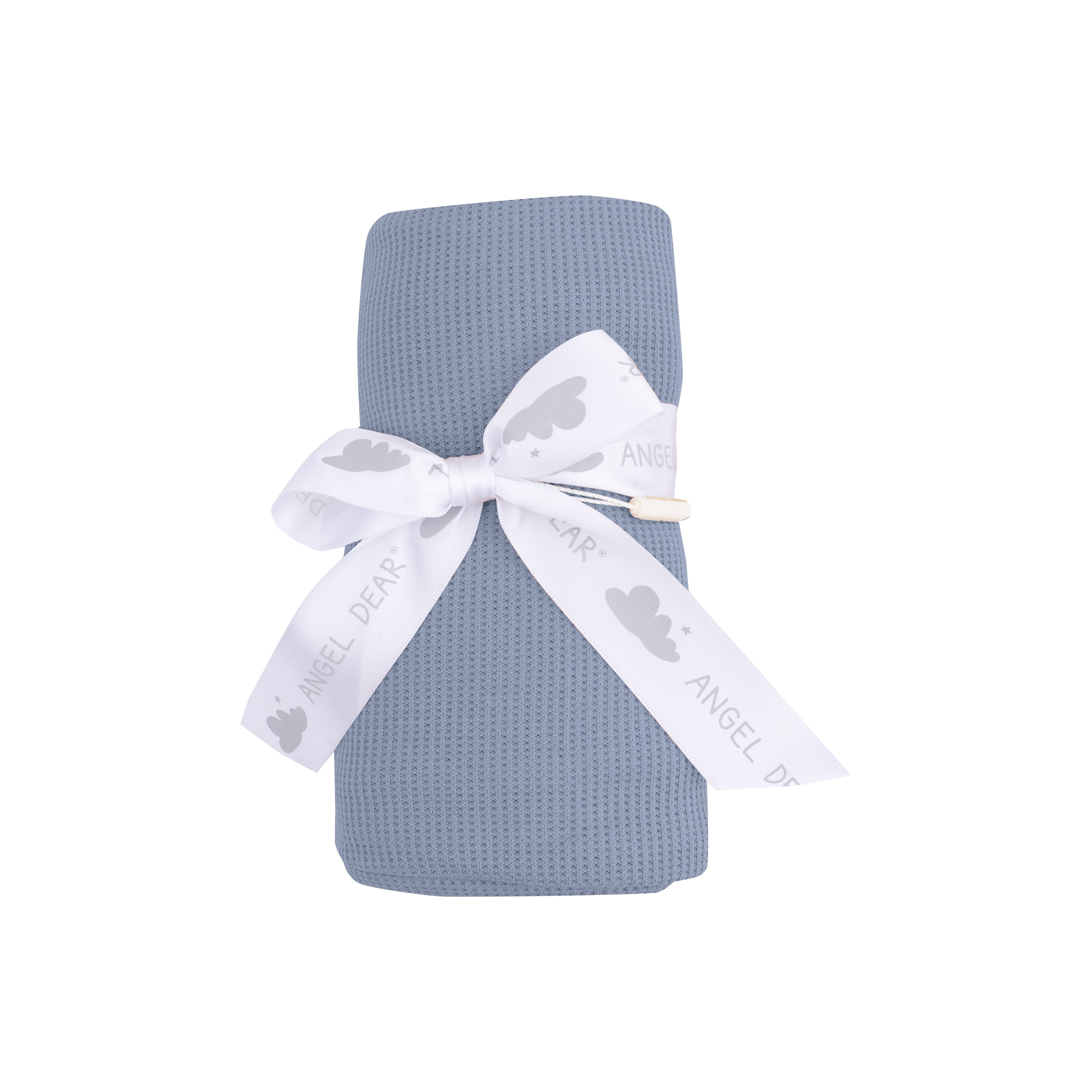 Basics Blue Blizzard Waffle Swaddle Blanket - Twinkle Twinkle Little One