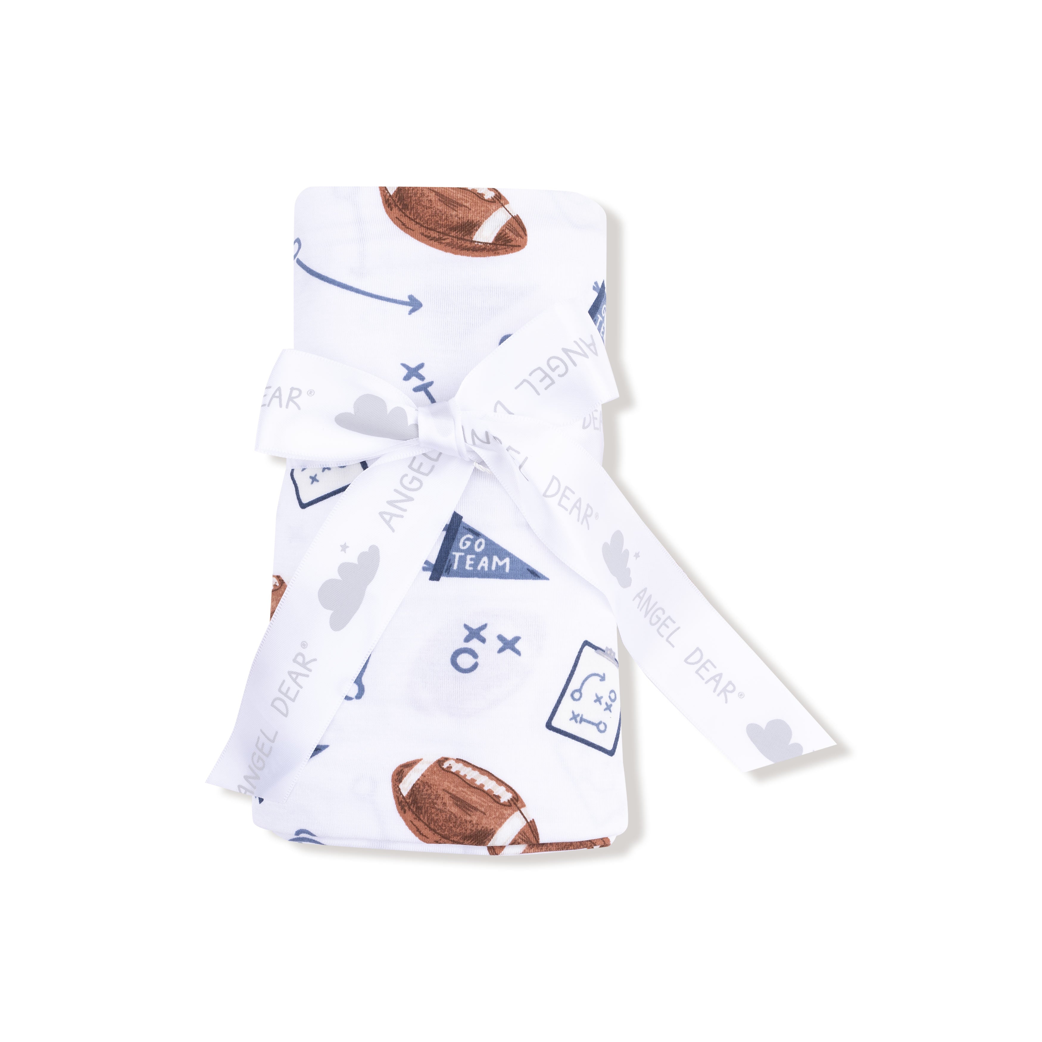 Touchdown Time Navy Swaddle Blanket - Twinkle Twinkle Little One