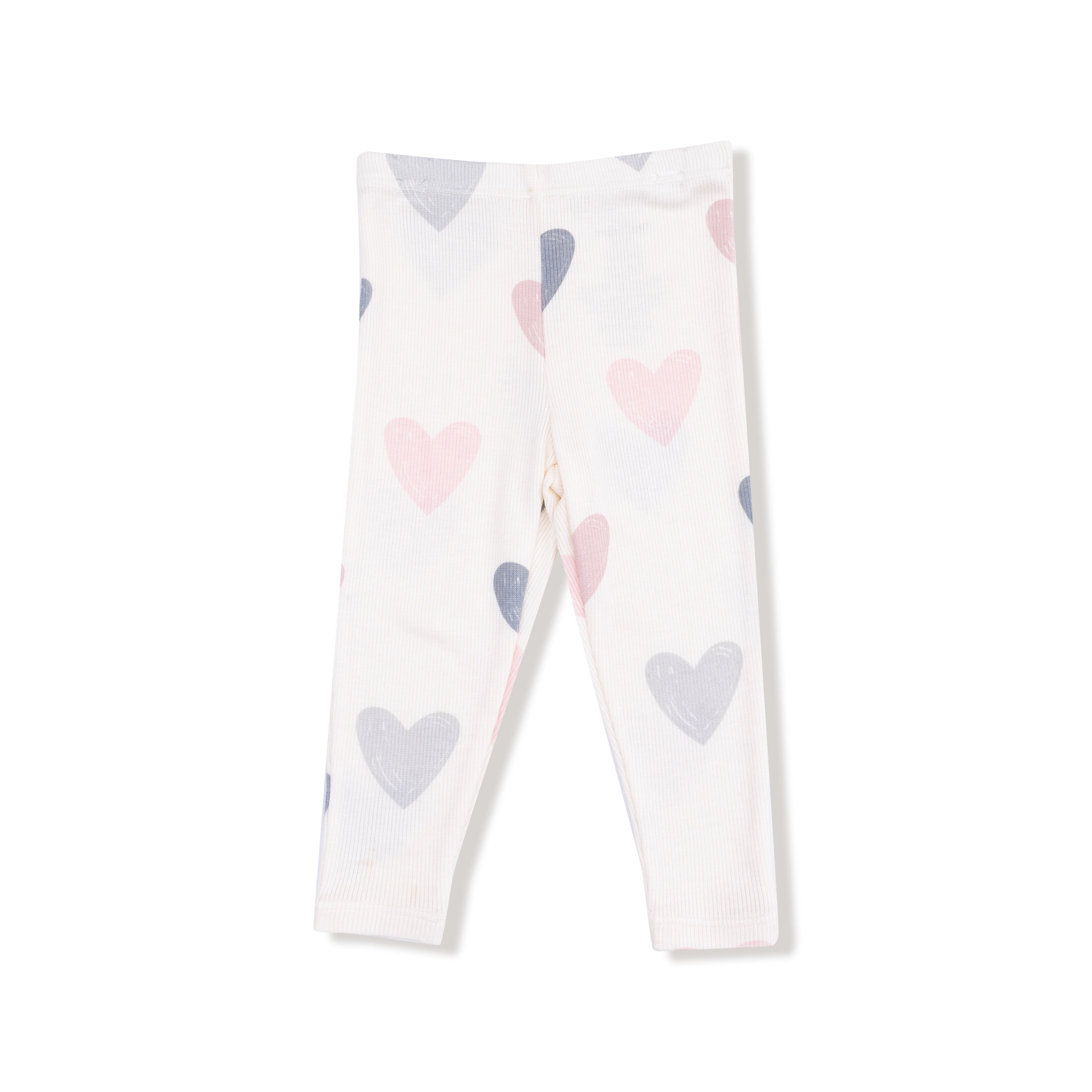 Hearts French Terry Puffy Long Sleeve Oversized Sweatshirt & Legging Set - Twinkle Twinkle Little One