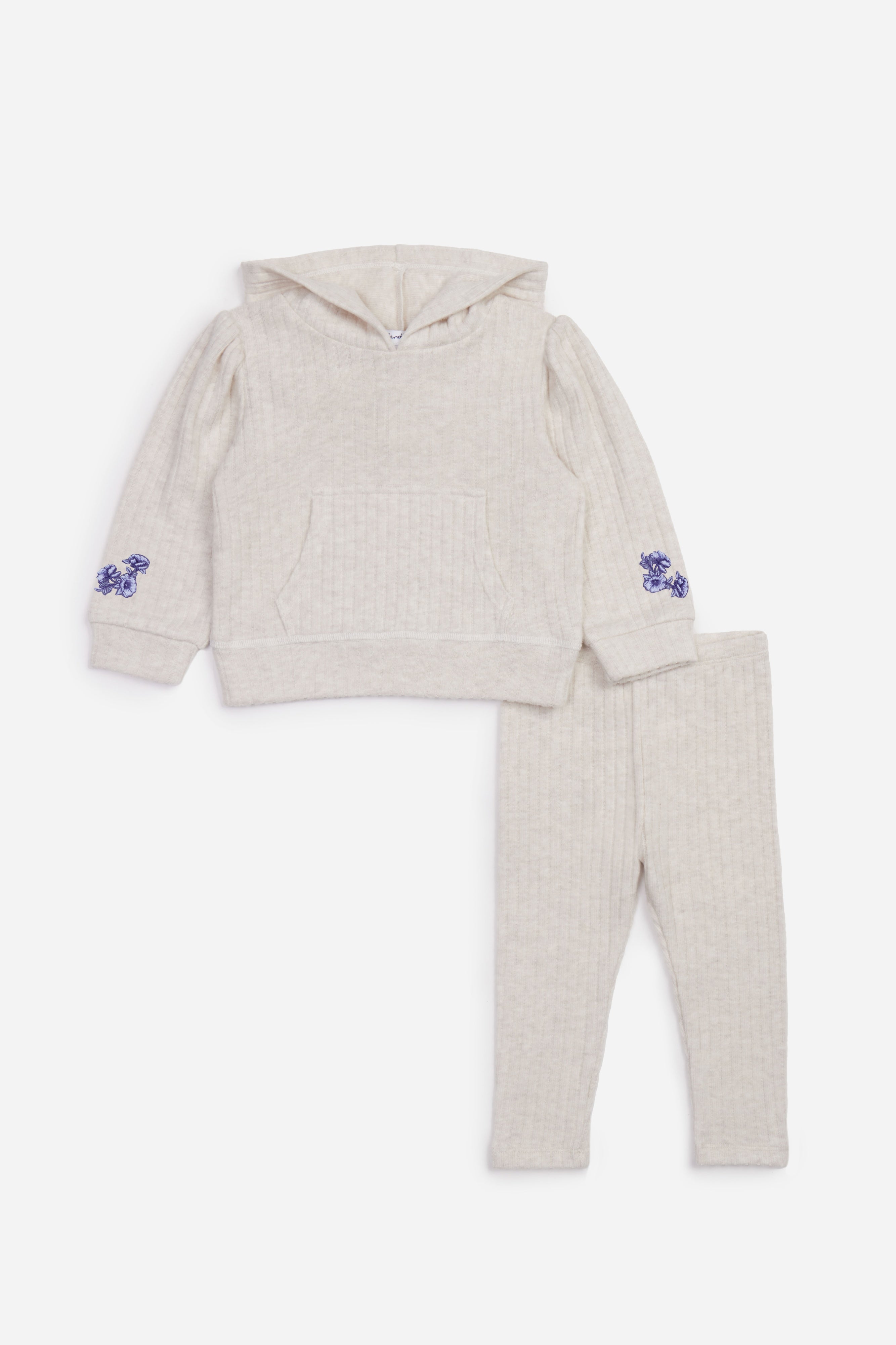 Infant Girl London Rib Hoodie Set - Twinkle Twinkle Little One