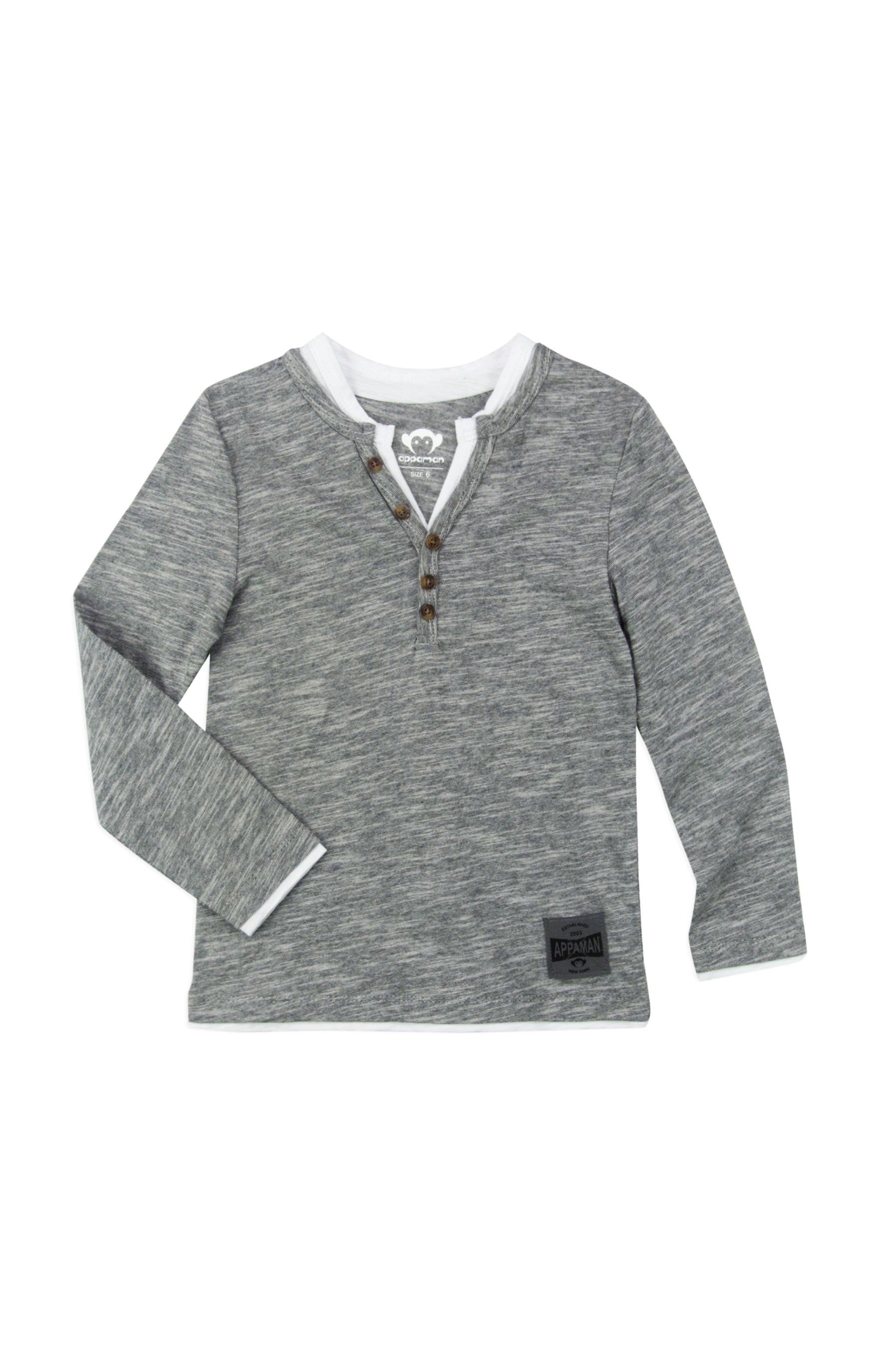 Camden Long Sleeve - Greyscale Stripe - Twinkle Twinkle Little One