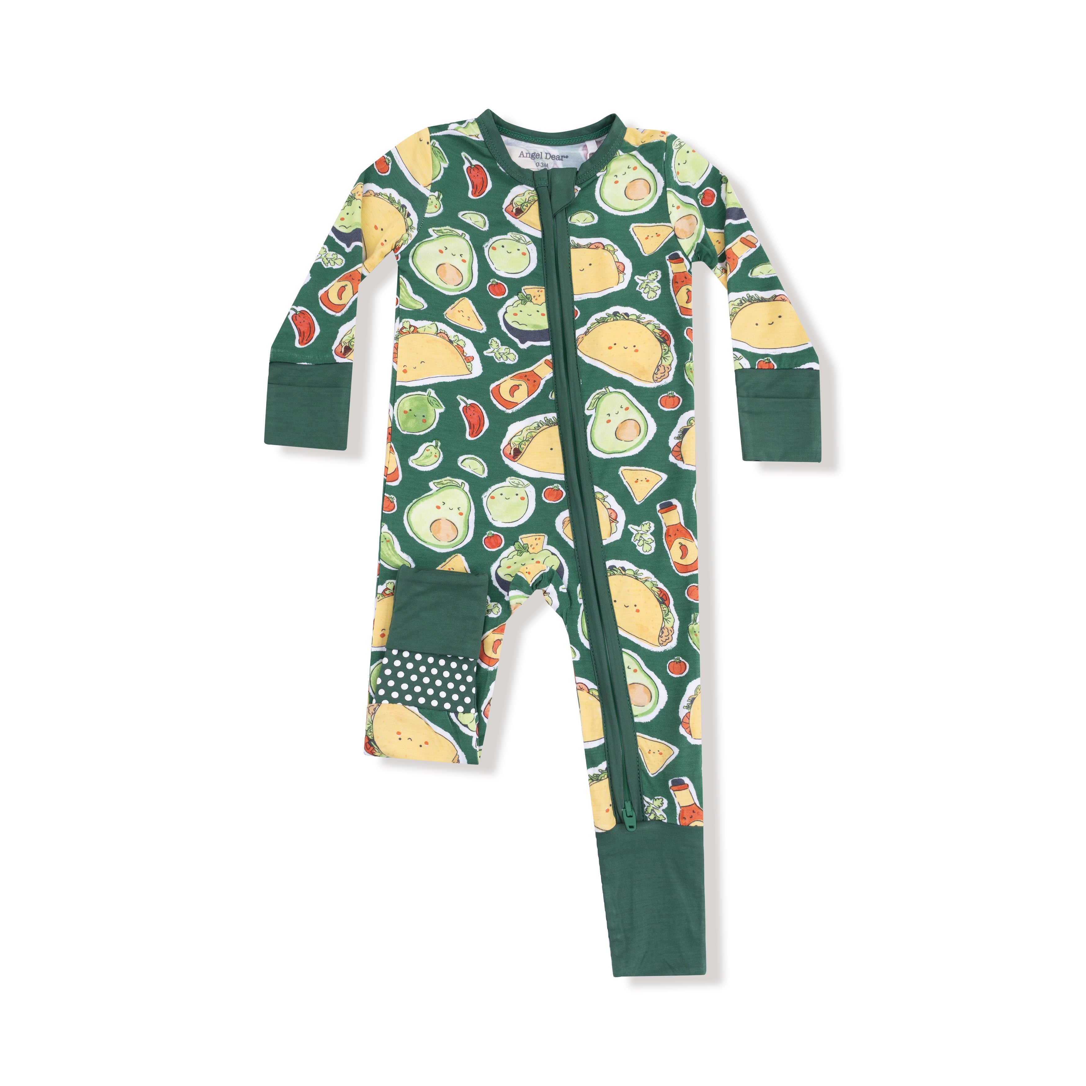 Happy Tacos 2 Way Zipper Romper - Twinkle Twinkle Little One
