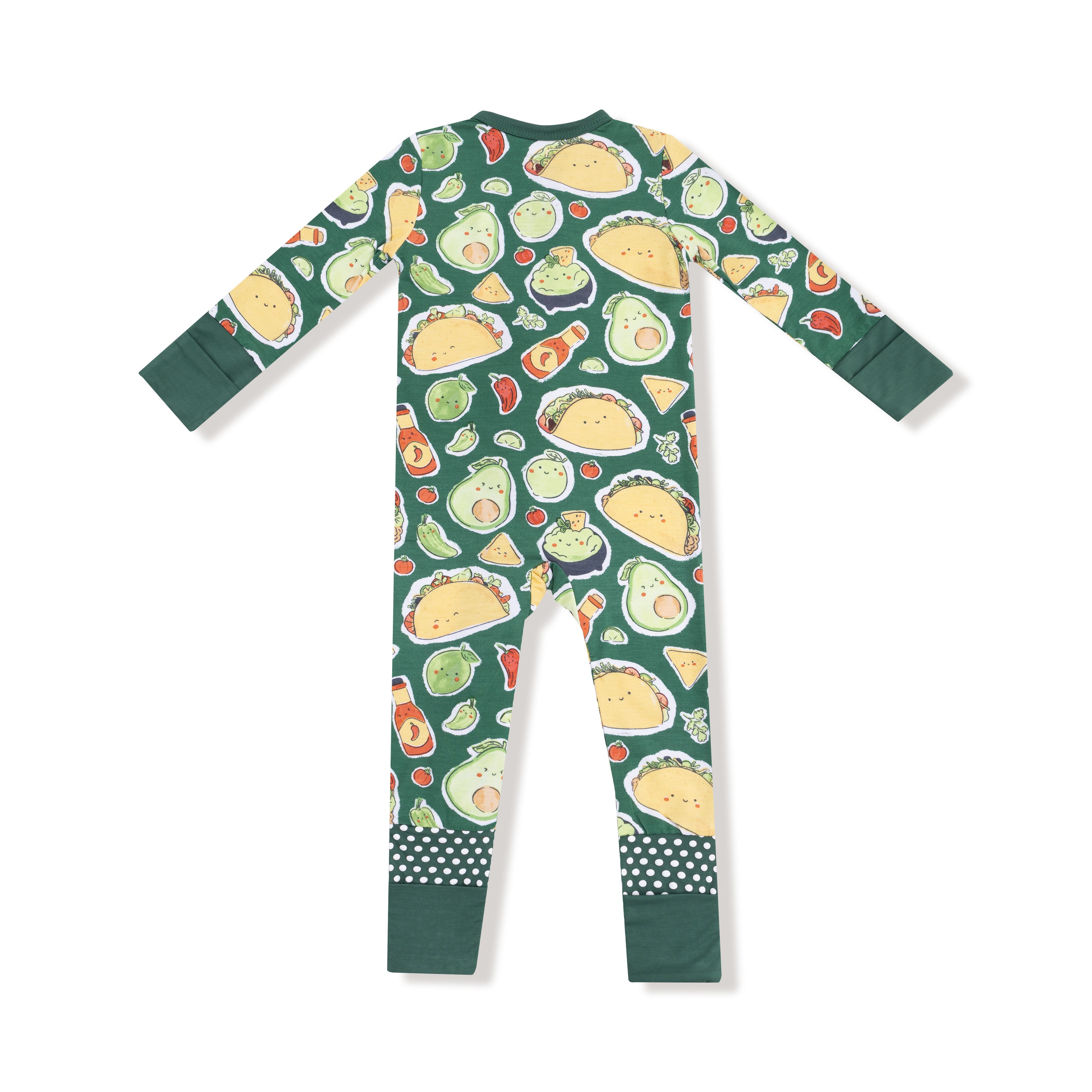 Happy Tacos 2 Way Zipper Romper - Twinkle Twinkle Little One