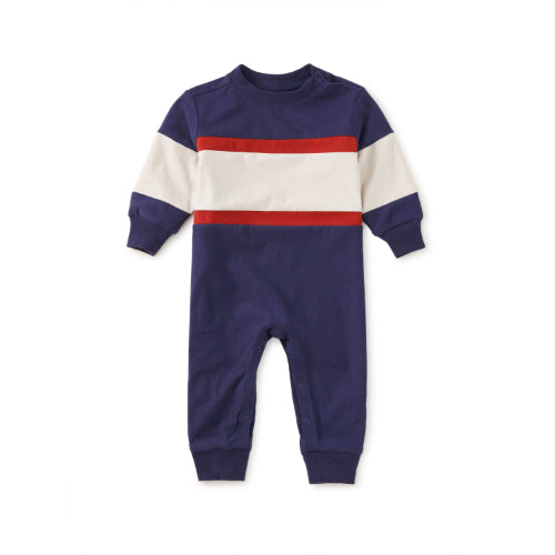 Colorblock Rugby Baby Romper