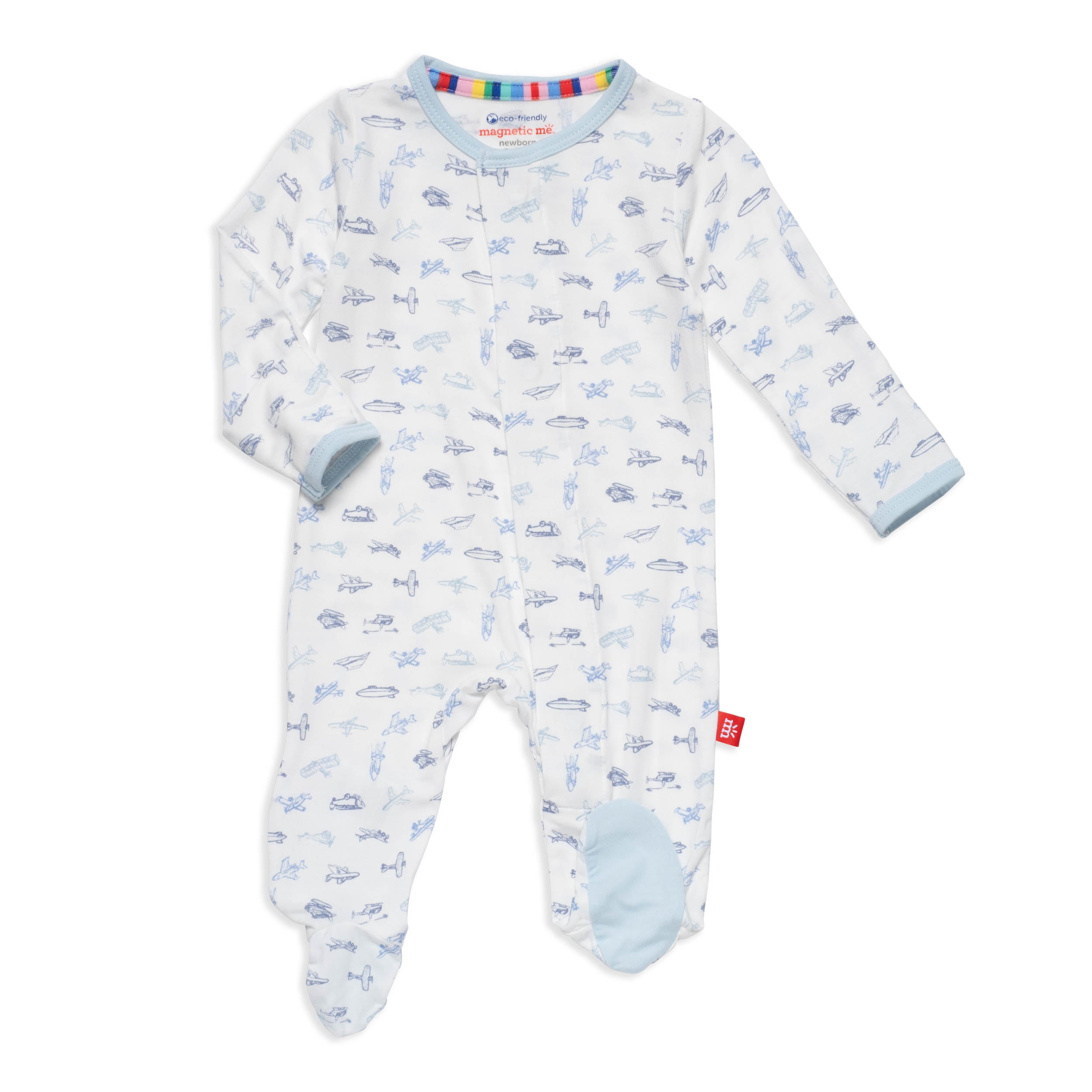 Airplanes Magnetic Footie - Twinkle Twinkle Little One