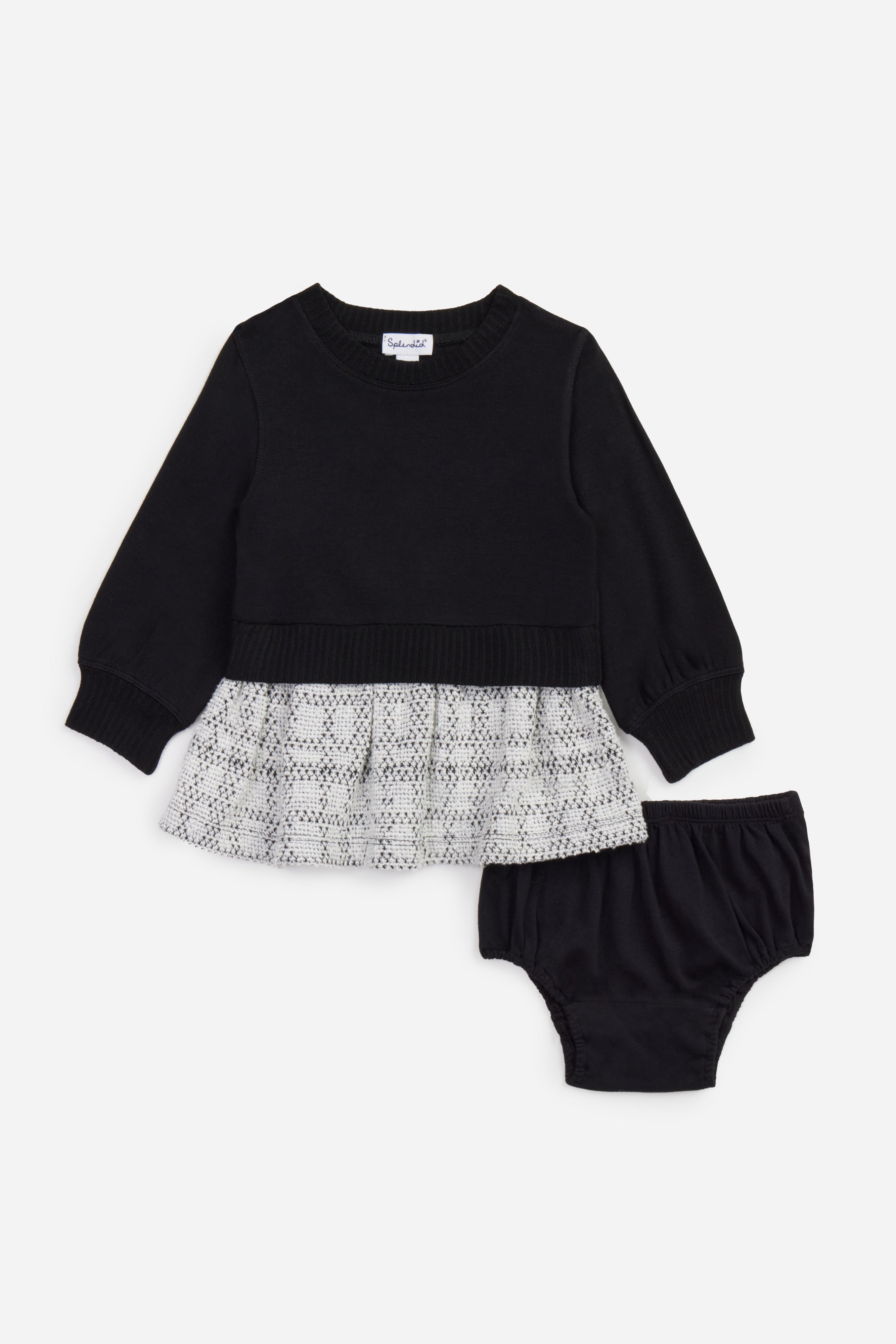 Infant Girl Tweed Supersoft Dress - Twinkle Twinkle Little One