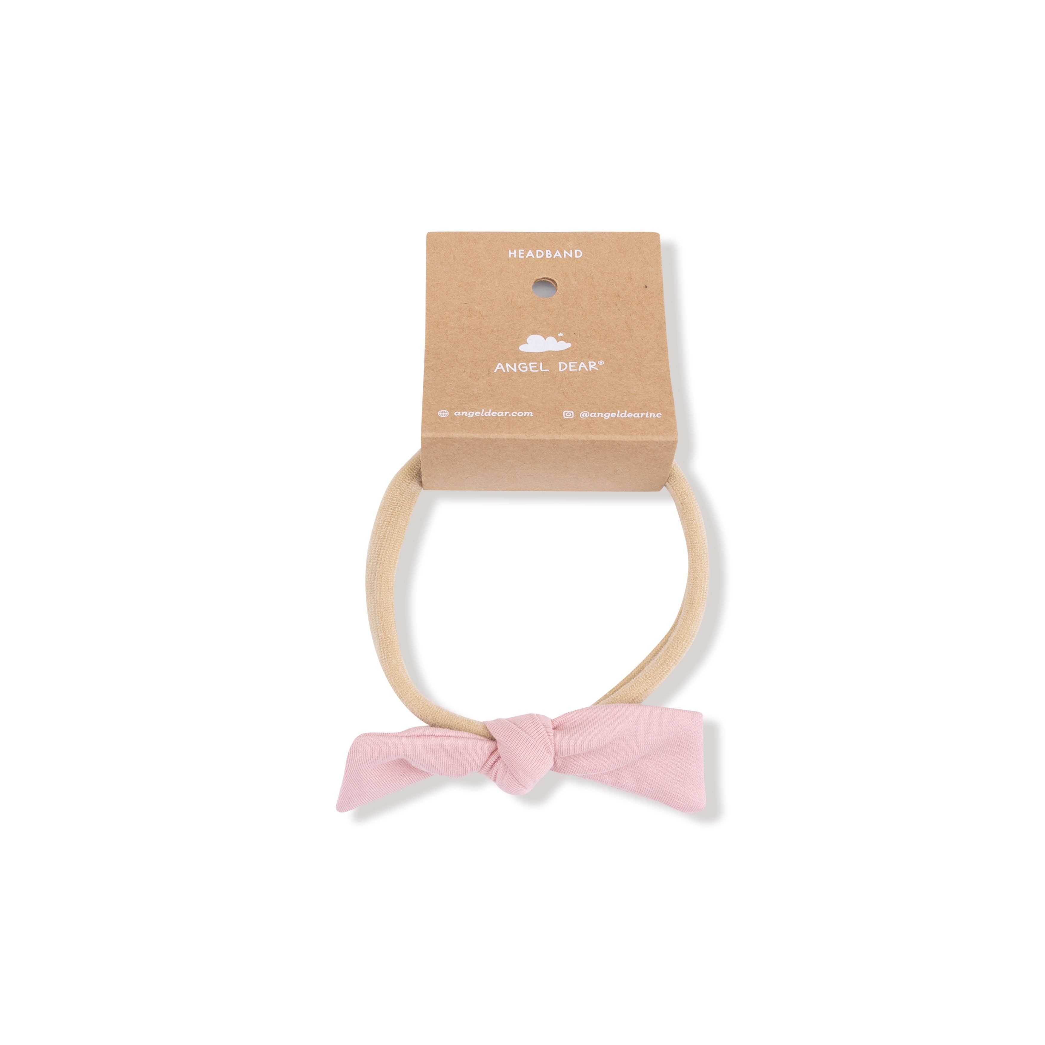 Mellow Rose Bow With Nylon Headband - Twinkle Twinkle Little One