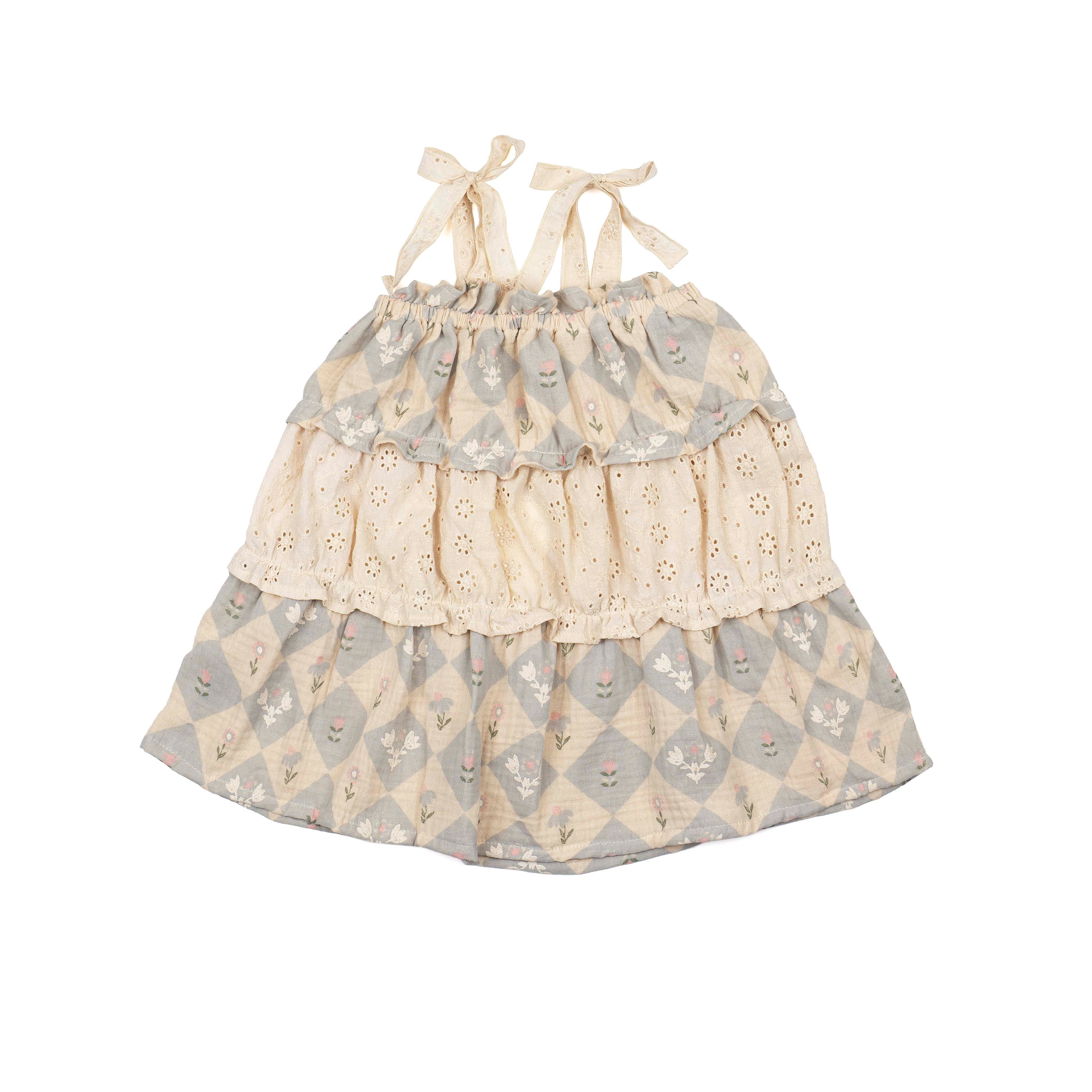 Amber Dress - Dusted Blue - Twinkle Twinkle Little One