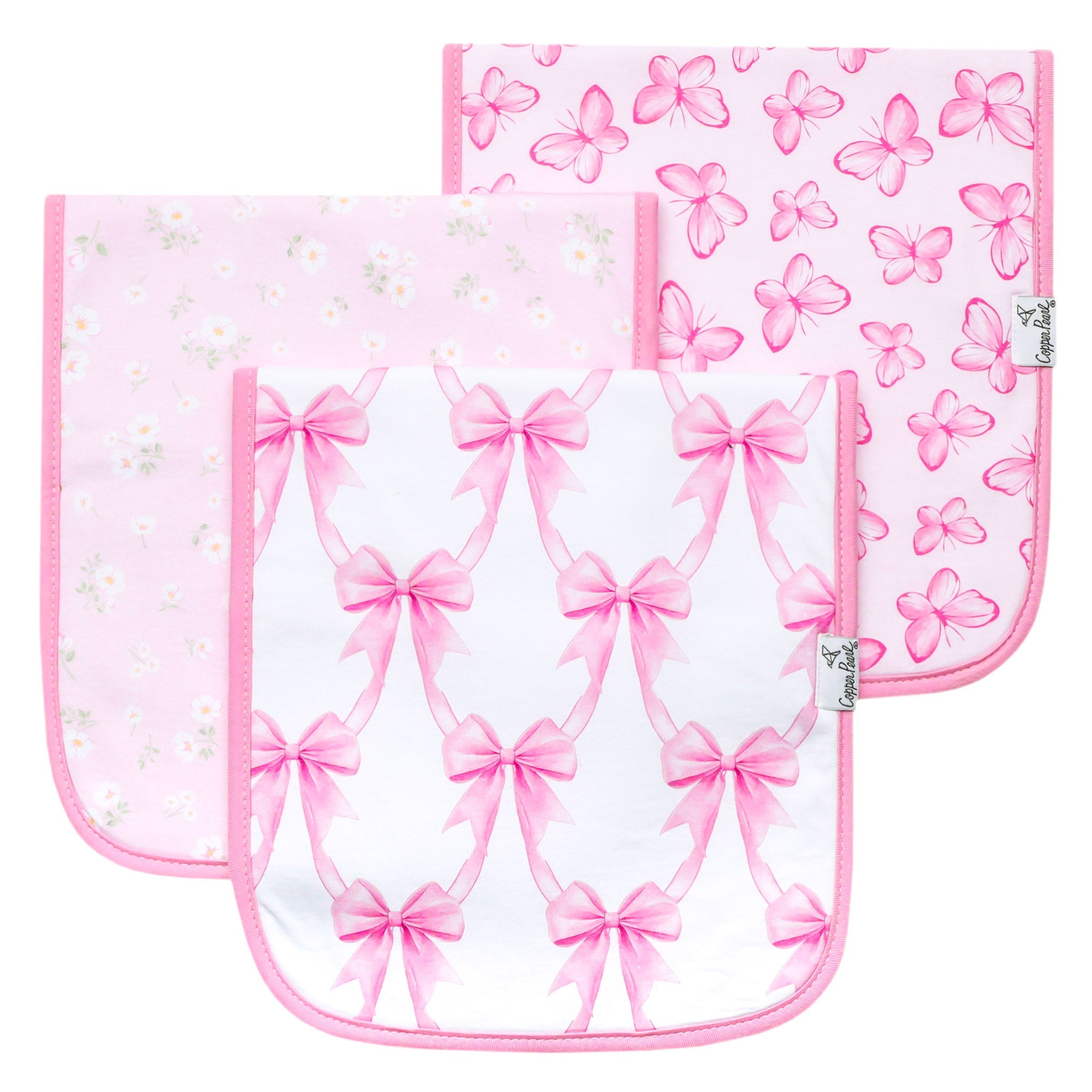 Bow My Gosh Premium Burp Cloths