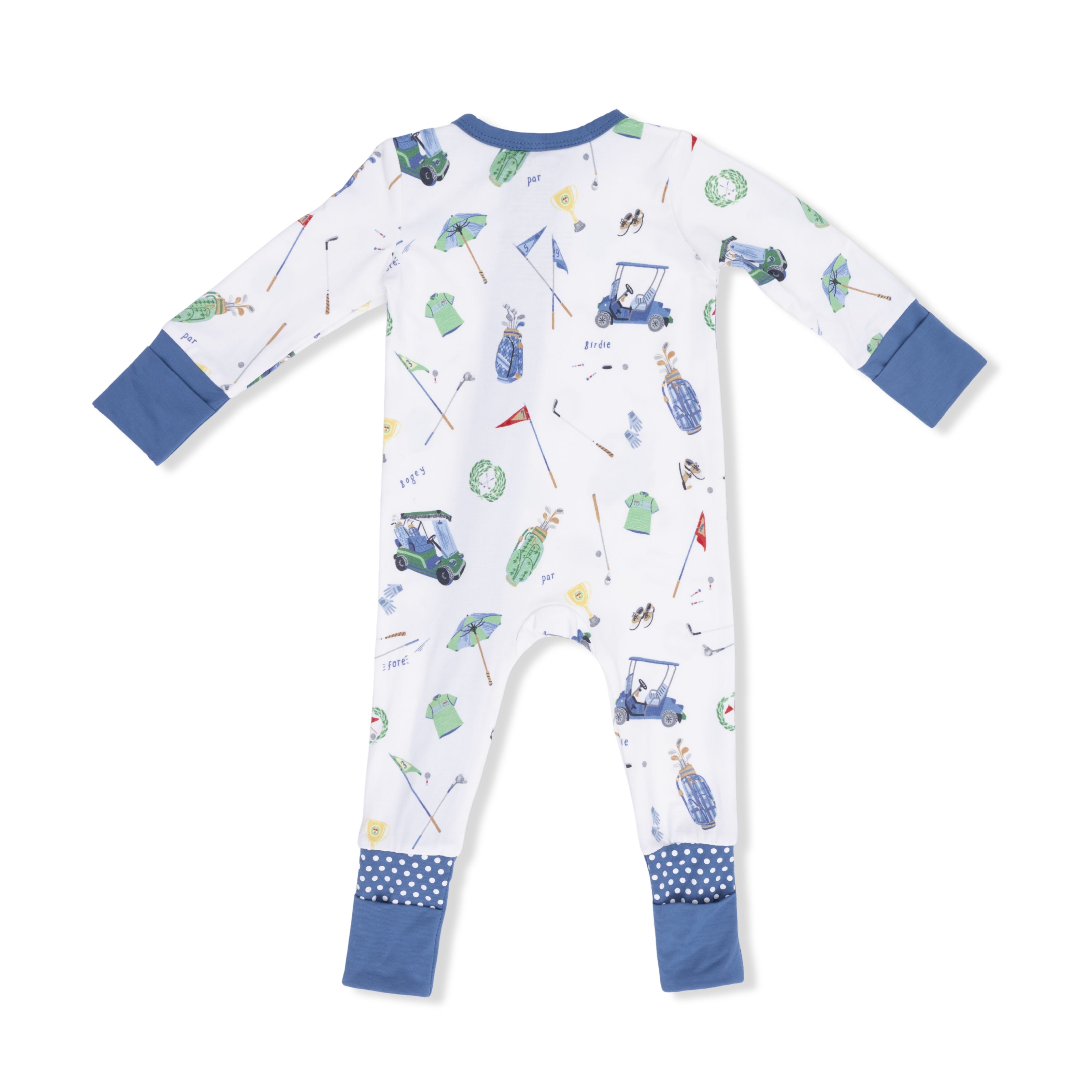 Golf Things 2 Way Zipper Convertible Romper