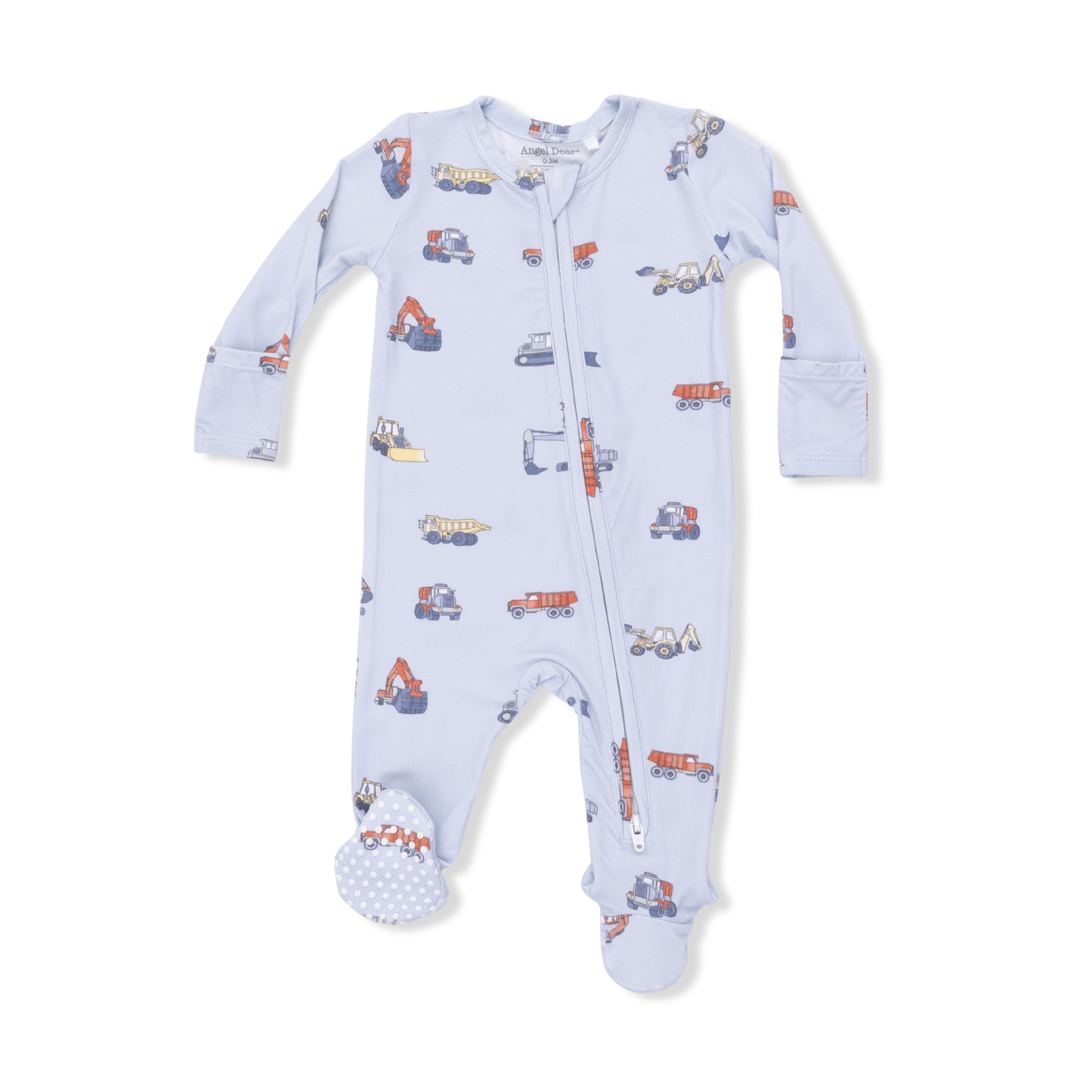 Baseballs Playing Baseball 2 Way Zipper Footie