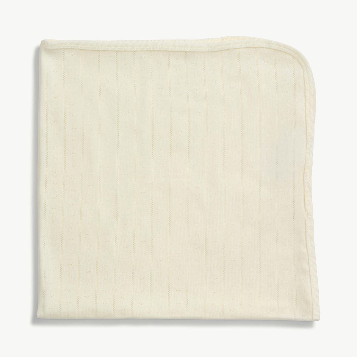 Pointelle Baby Blanket - Tofu Love Lines