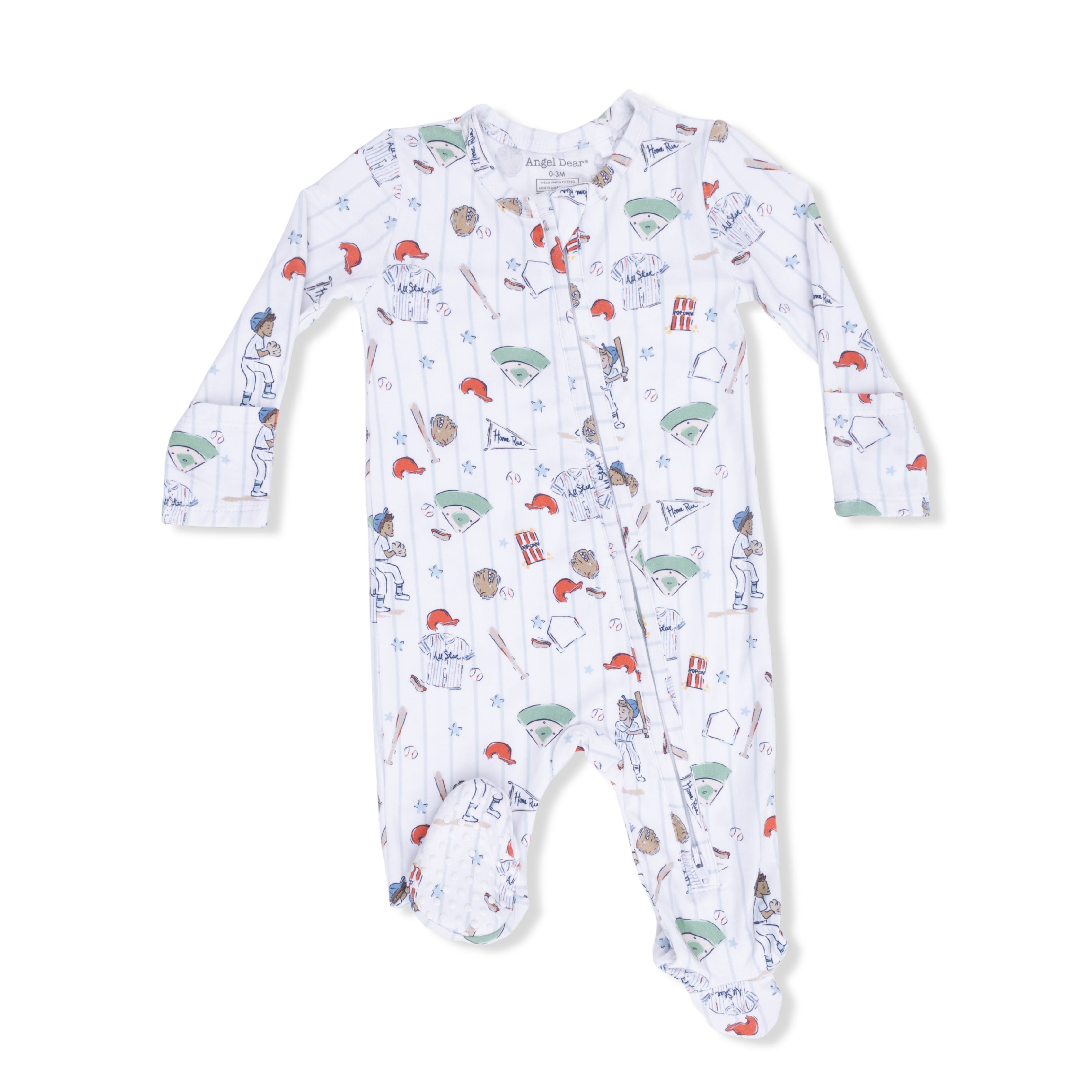 Home Run 2 Way Zipper Footie