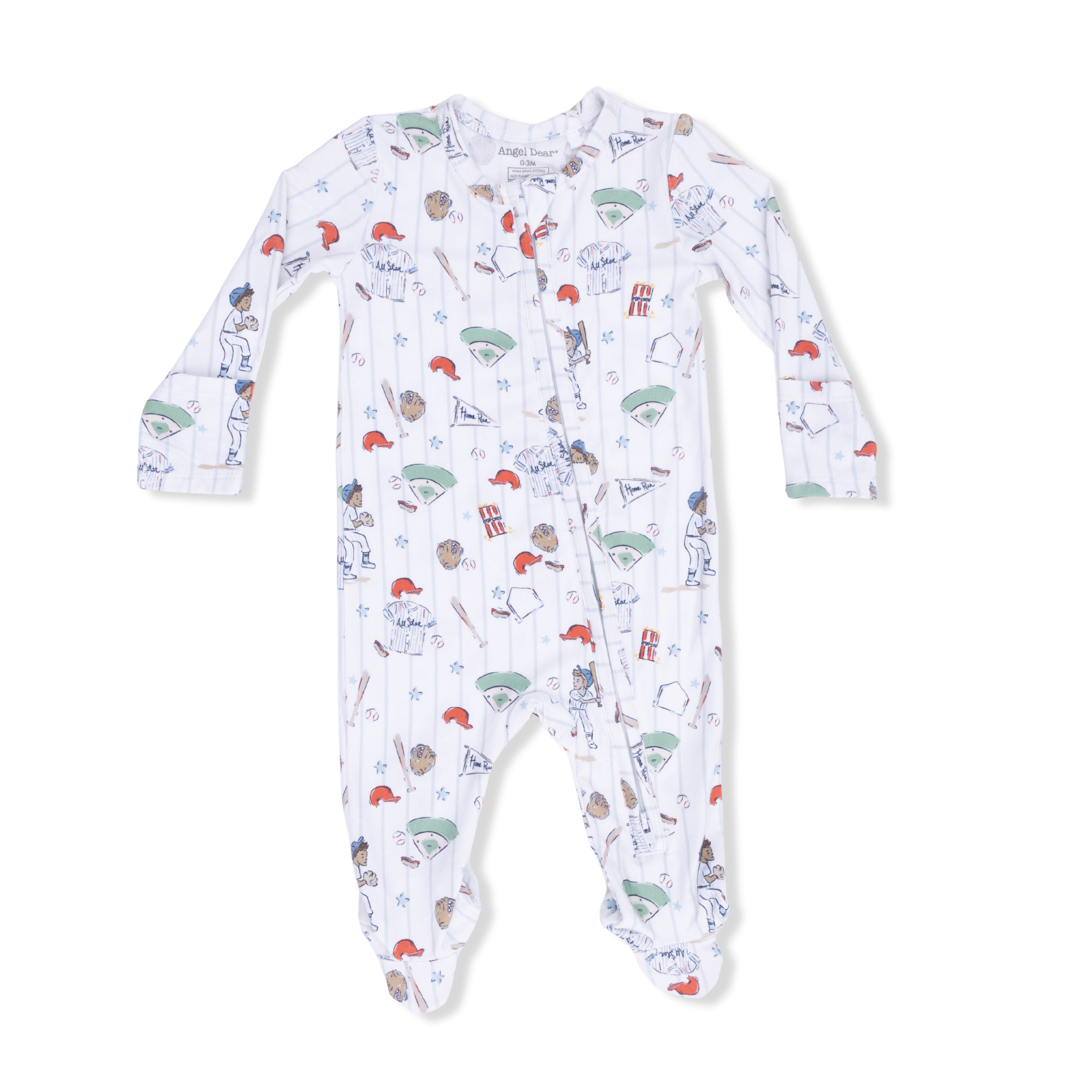 Home Run 2 Way Zipper Footie