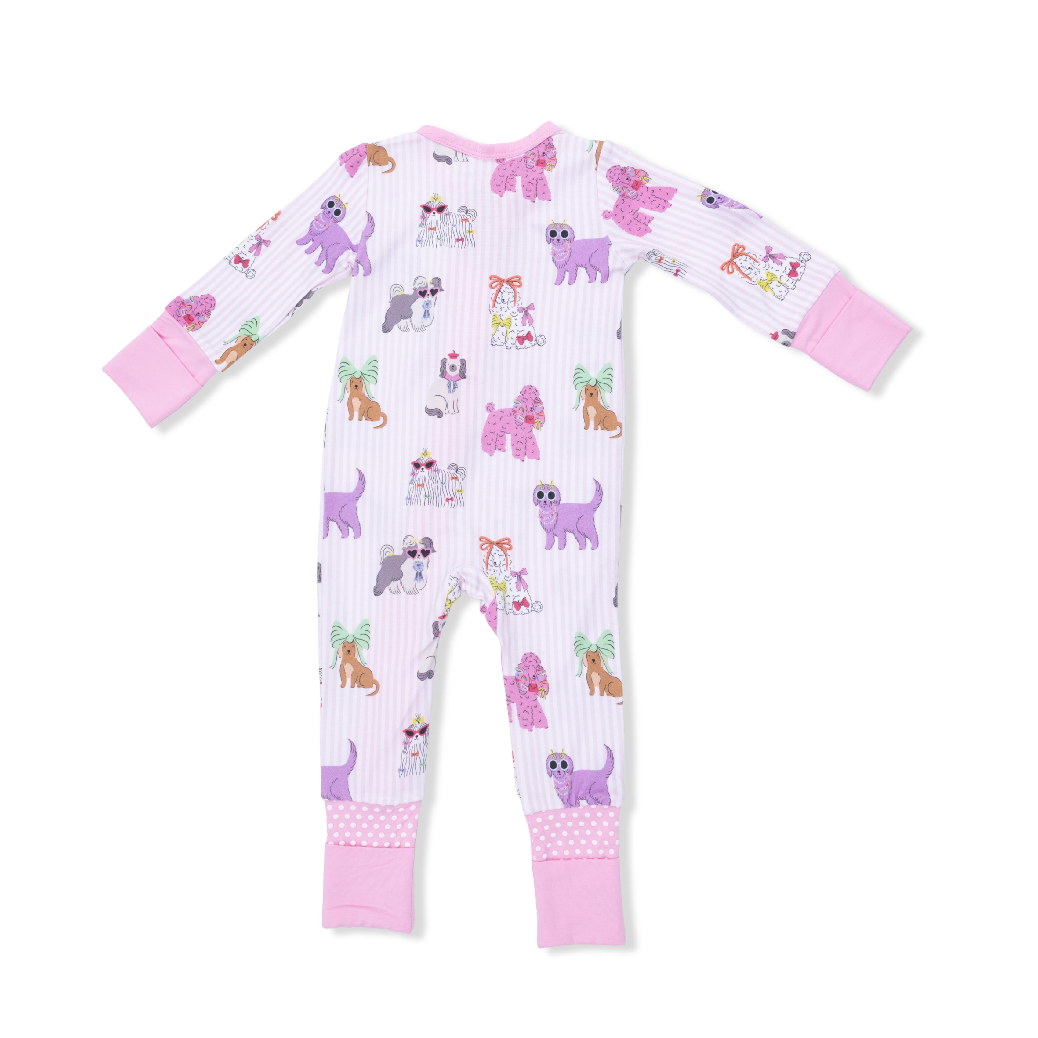 Fancy Dogs 2 Way Zipper Convertible Romper