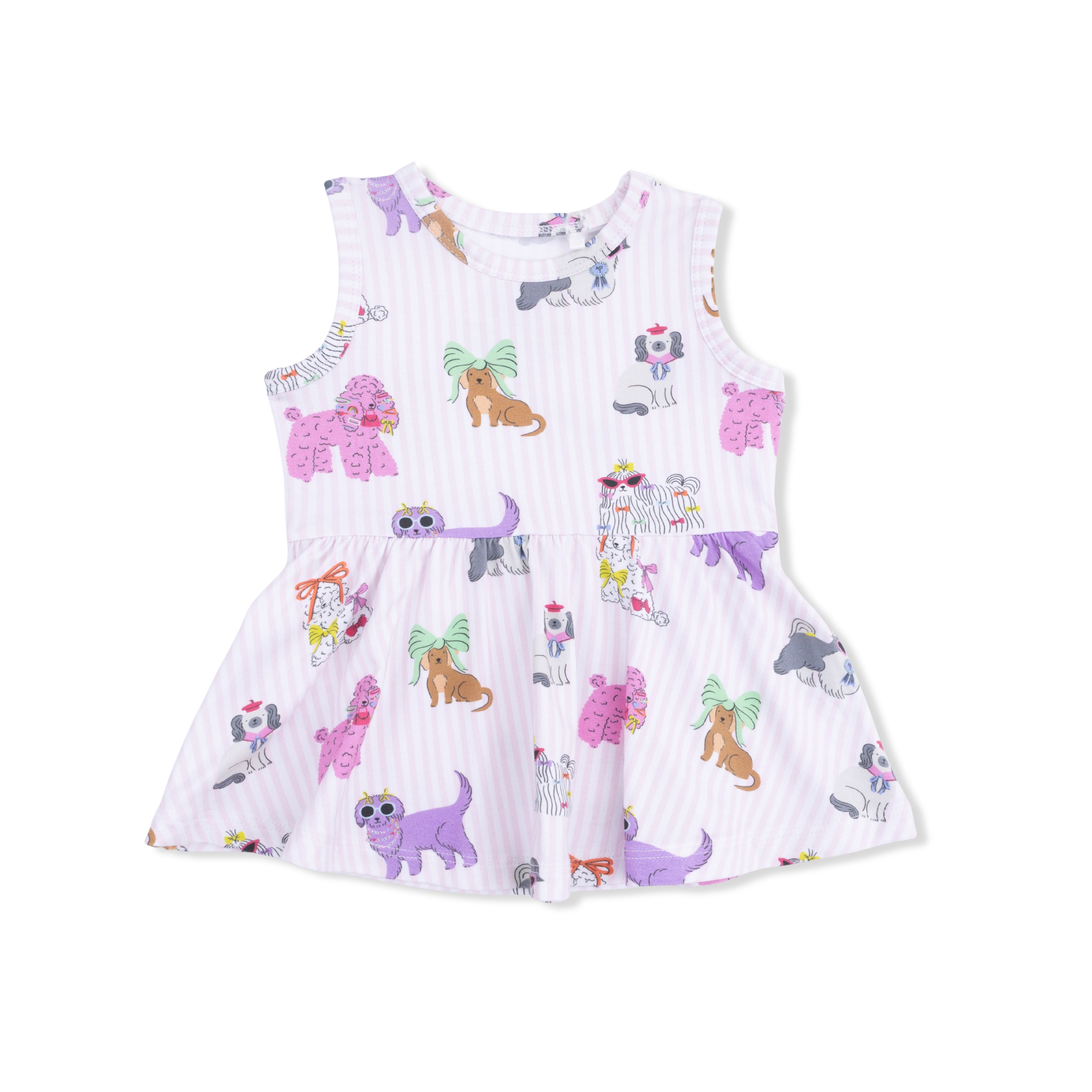 Fancy Dogs Peplum Tank & Bike Short