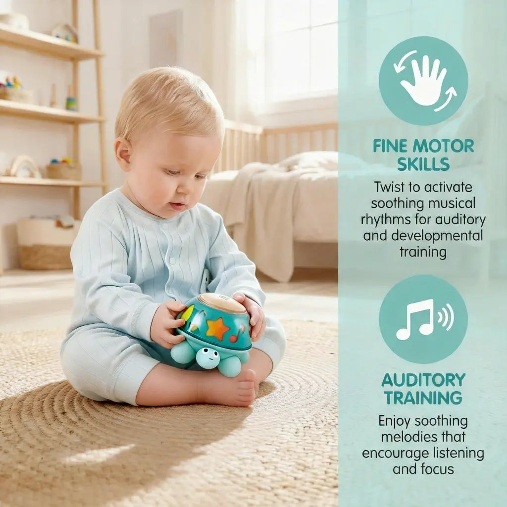 Hape Twist & Tune Turtle view 2