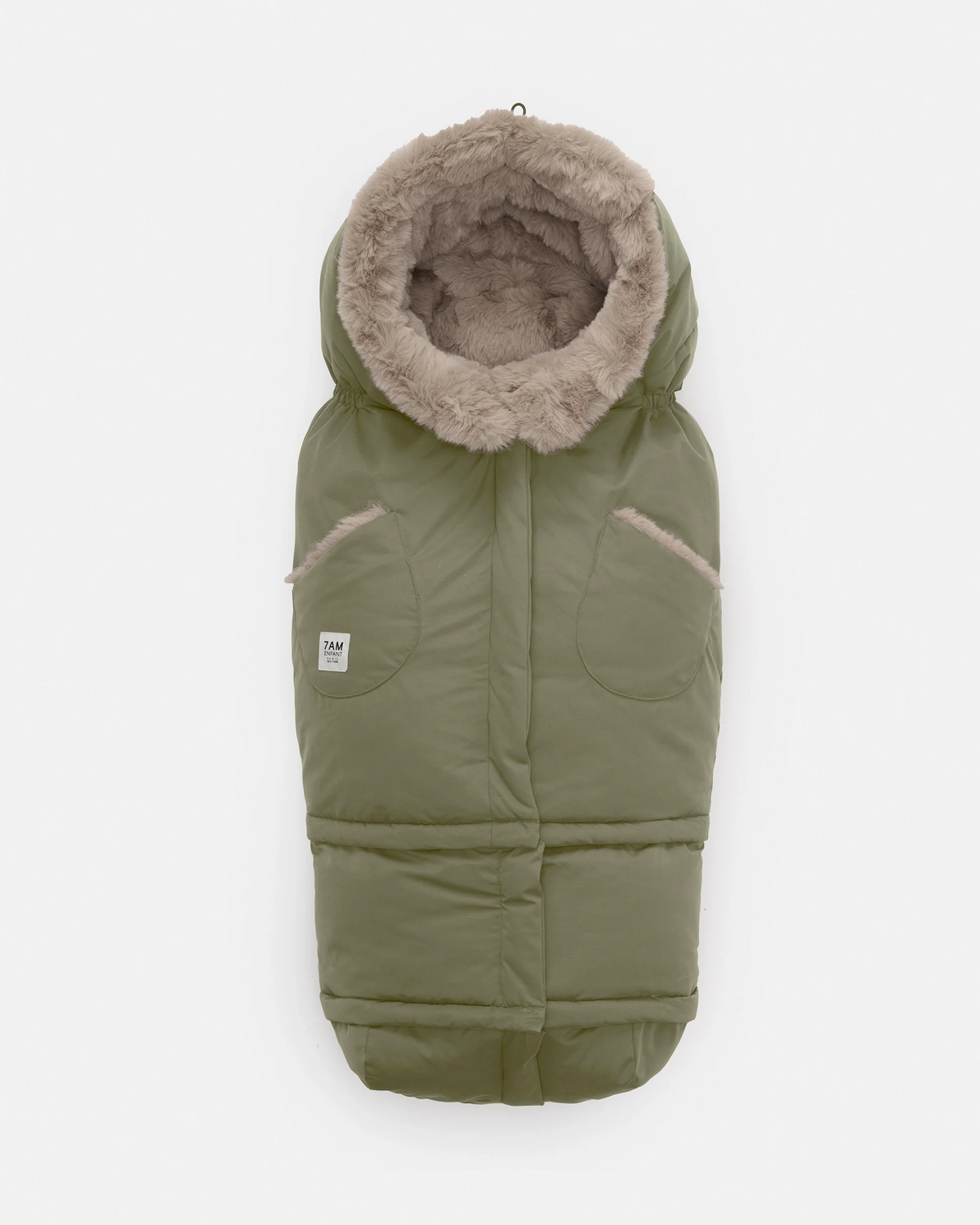 7AM Enfant Blanket 212 Evolution Helsinki in Woodland Faux Fur