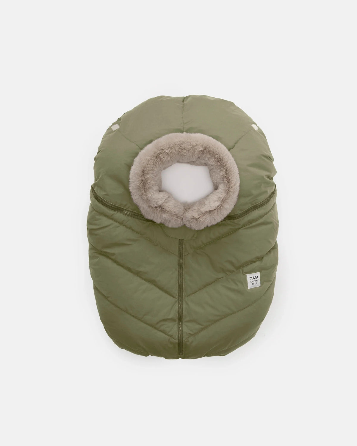 7AM Enfant Car Seat Cocoon Helsinki Woodland Faux Fur view 1