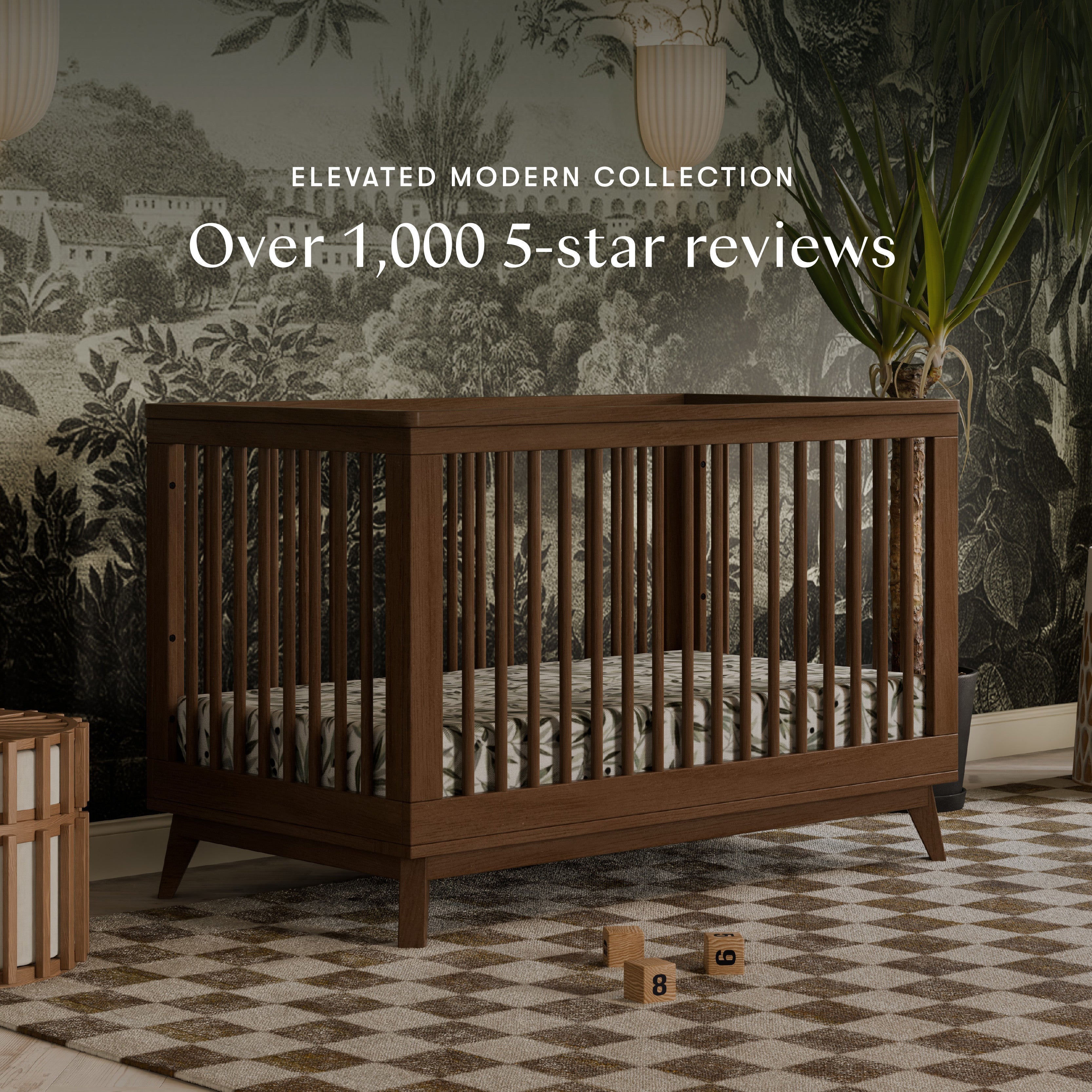 Babyletto Scoot 3-in-1 Convertible Crib with Toddler Bed Conversion Kit