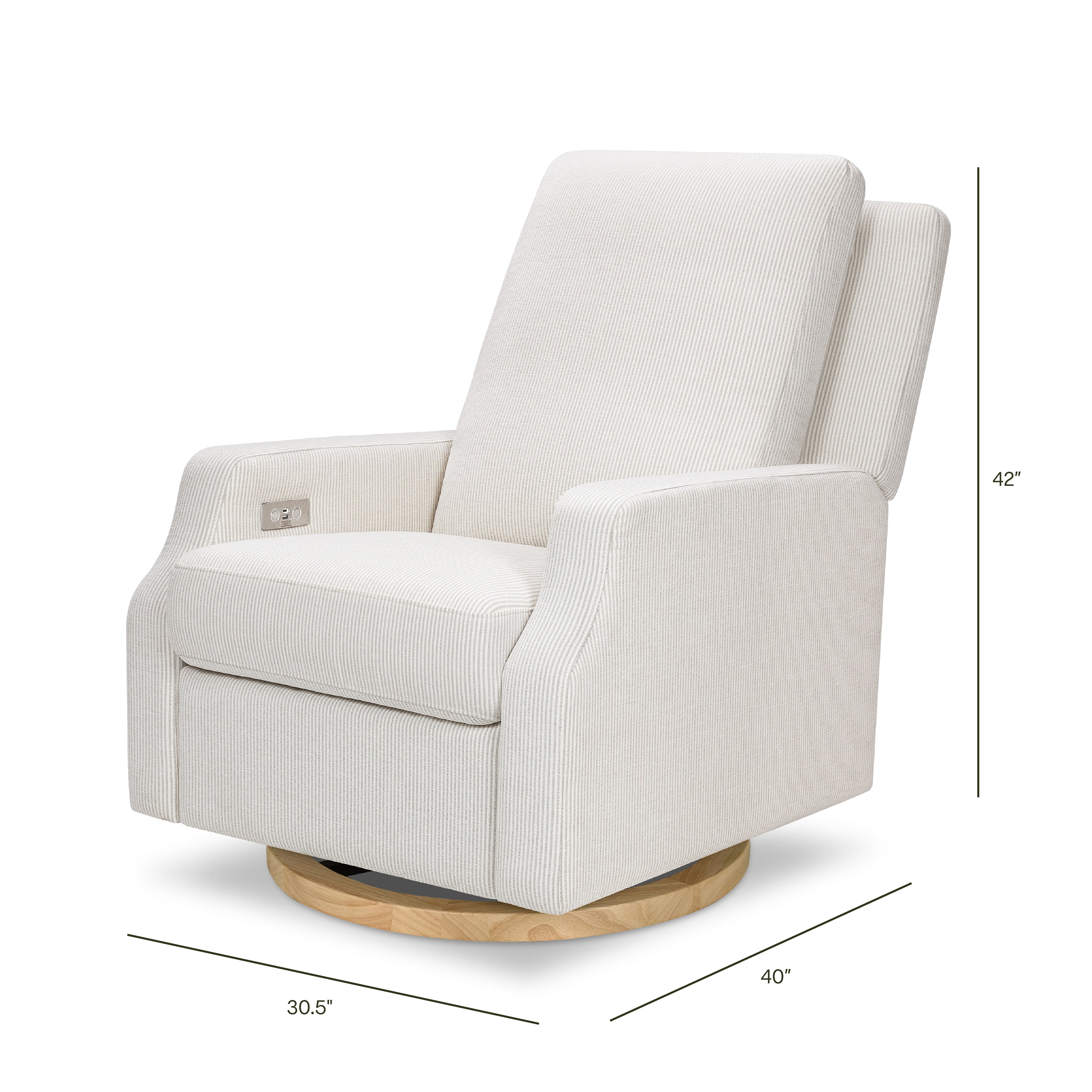 Namesake Crewe Electronic Recliner and Swivel Glider