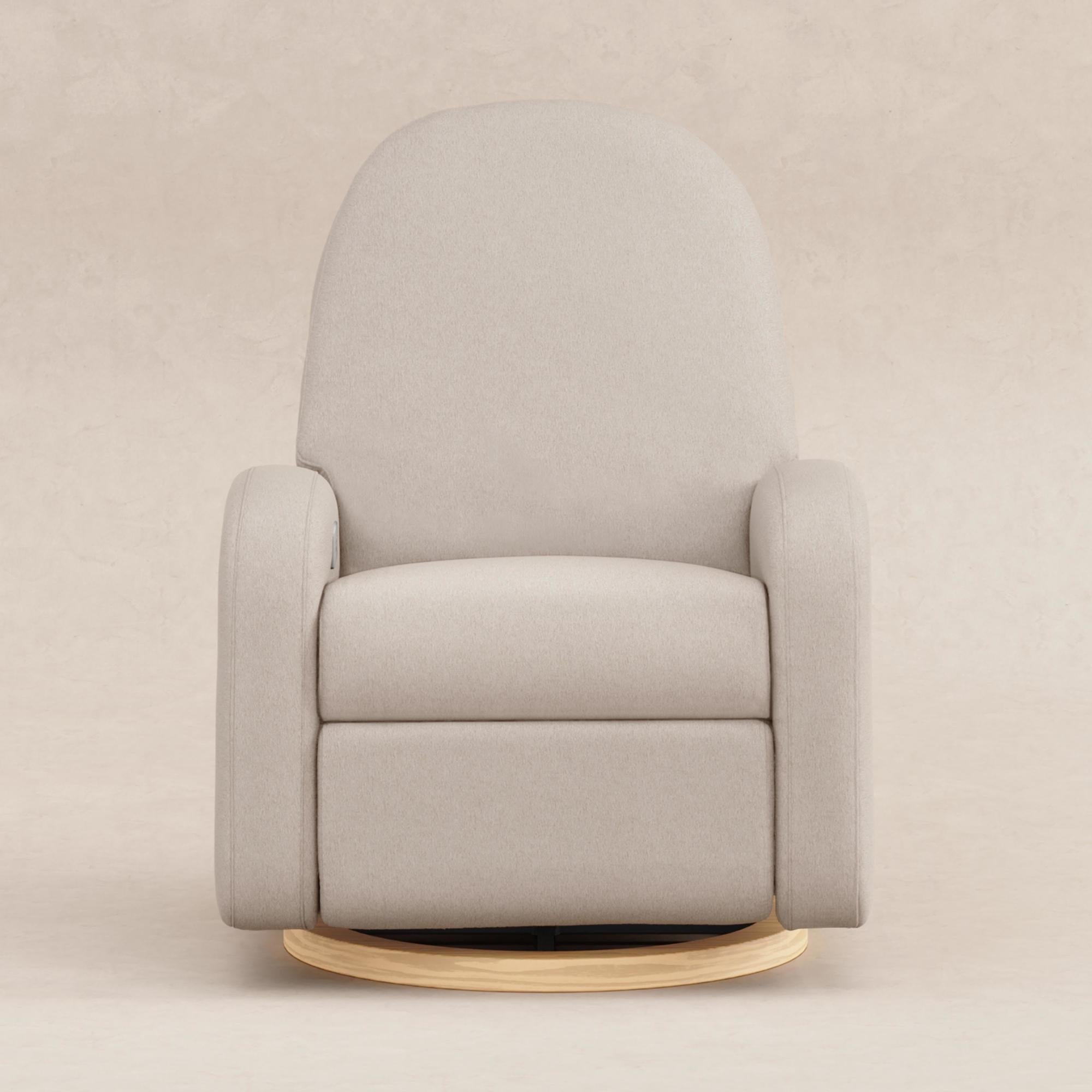 Babyletto Nami Electronic Recliner and Swivel Glider Recliner with USB port