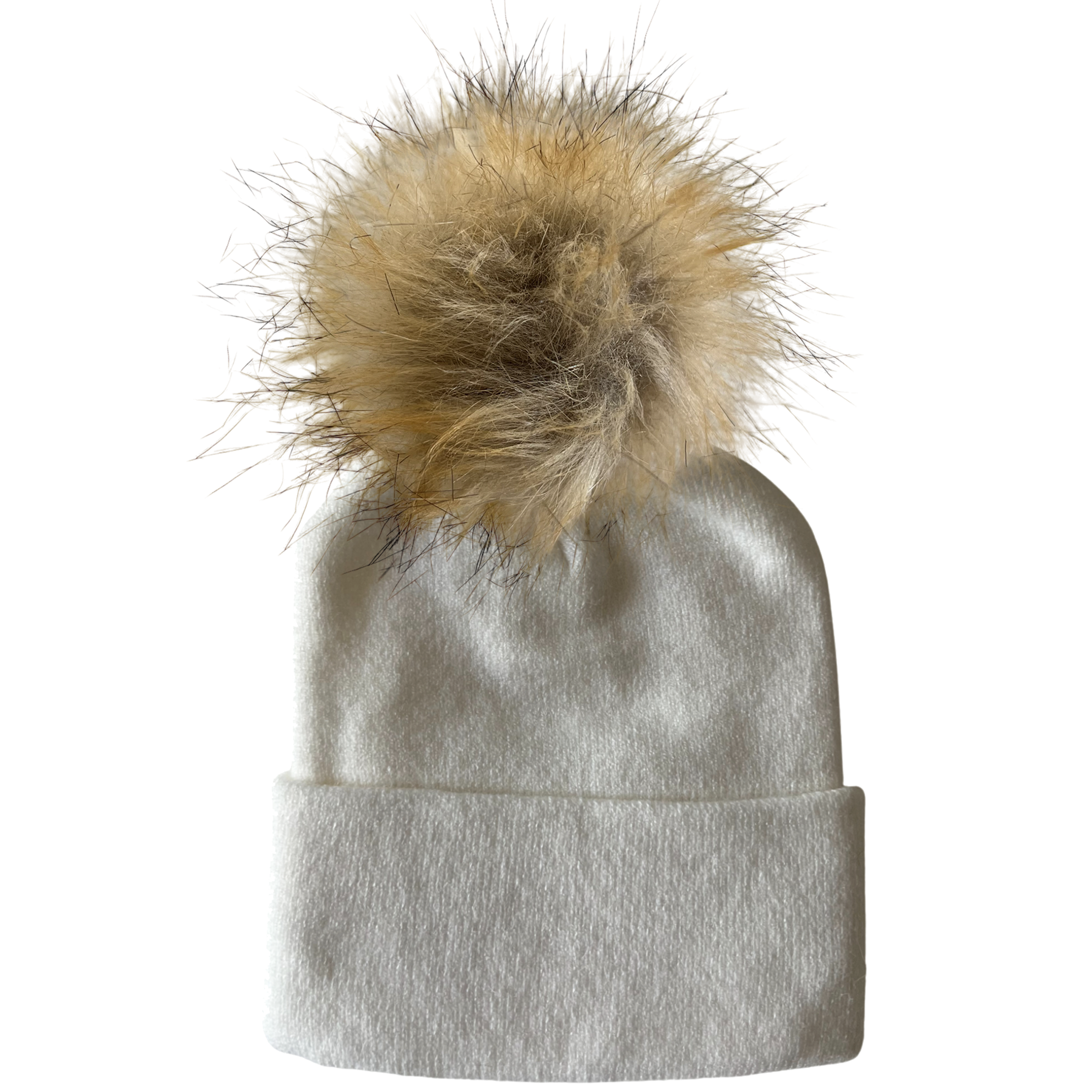 Baby's First Faux Fur Pom Hat - Twinkle Twinkle Little One