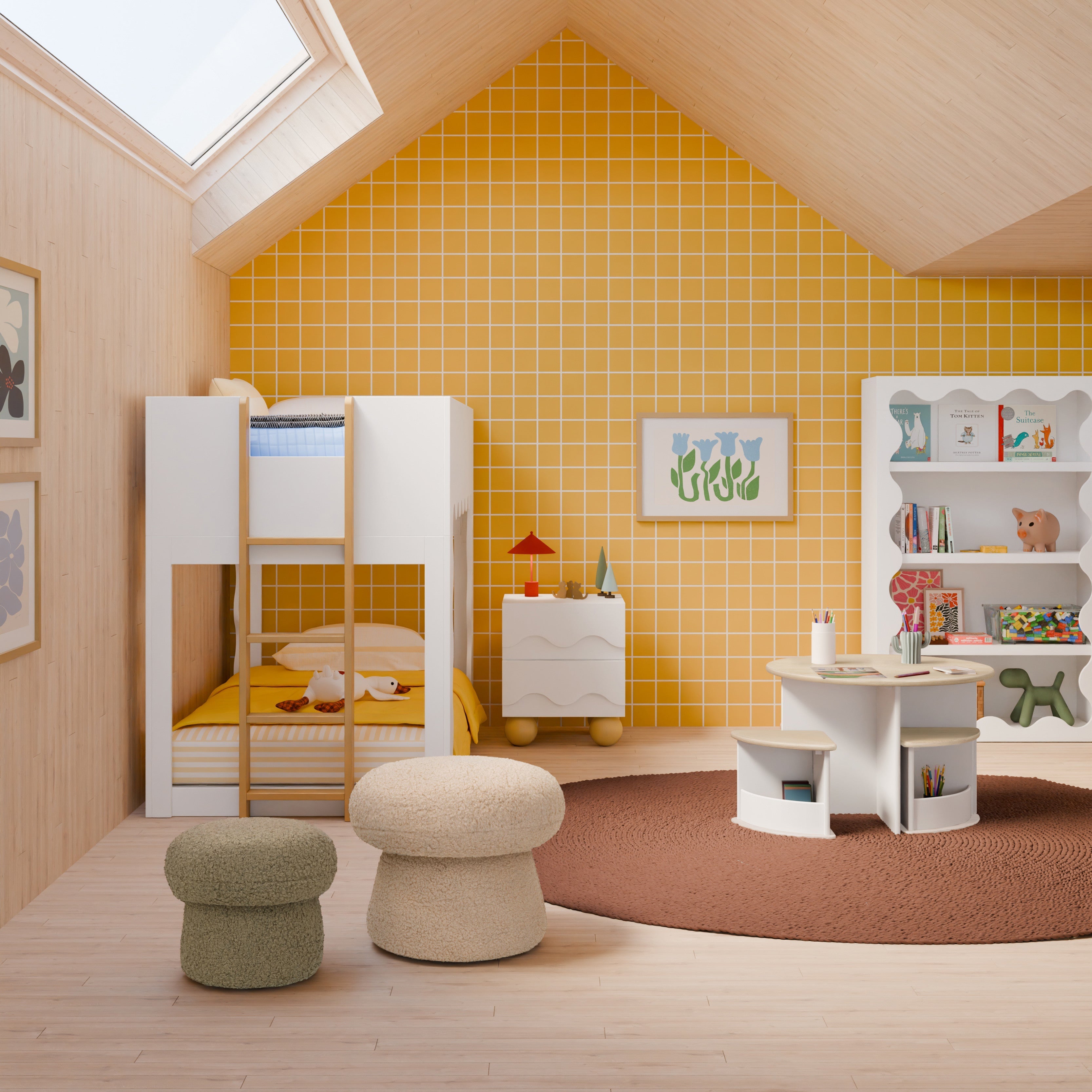 Babyletto Mushroom Pouf - Twinkle Twinkle Little One