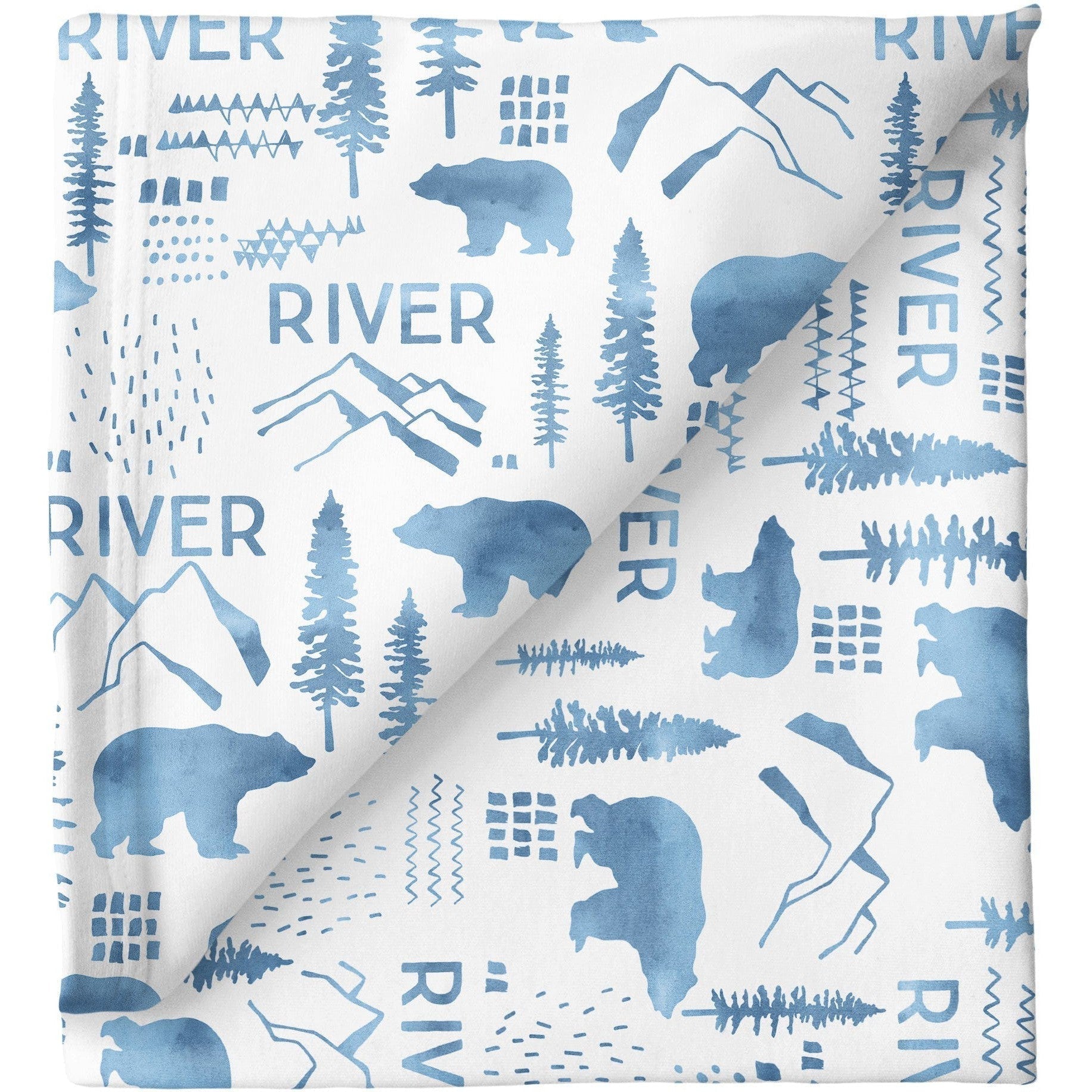 Sugar + Maple Personalized Stretchy Blanket | Woodland - Twinkle Twinkle Little One