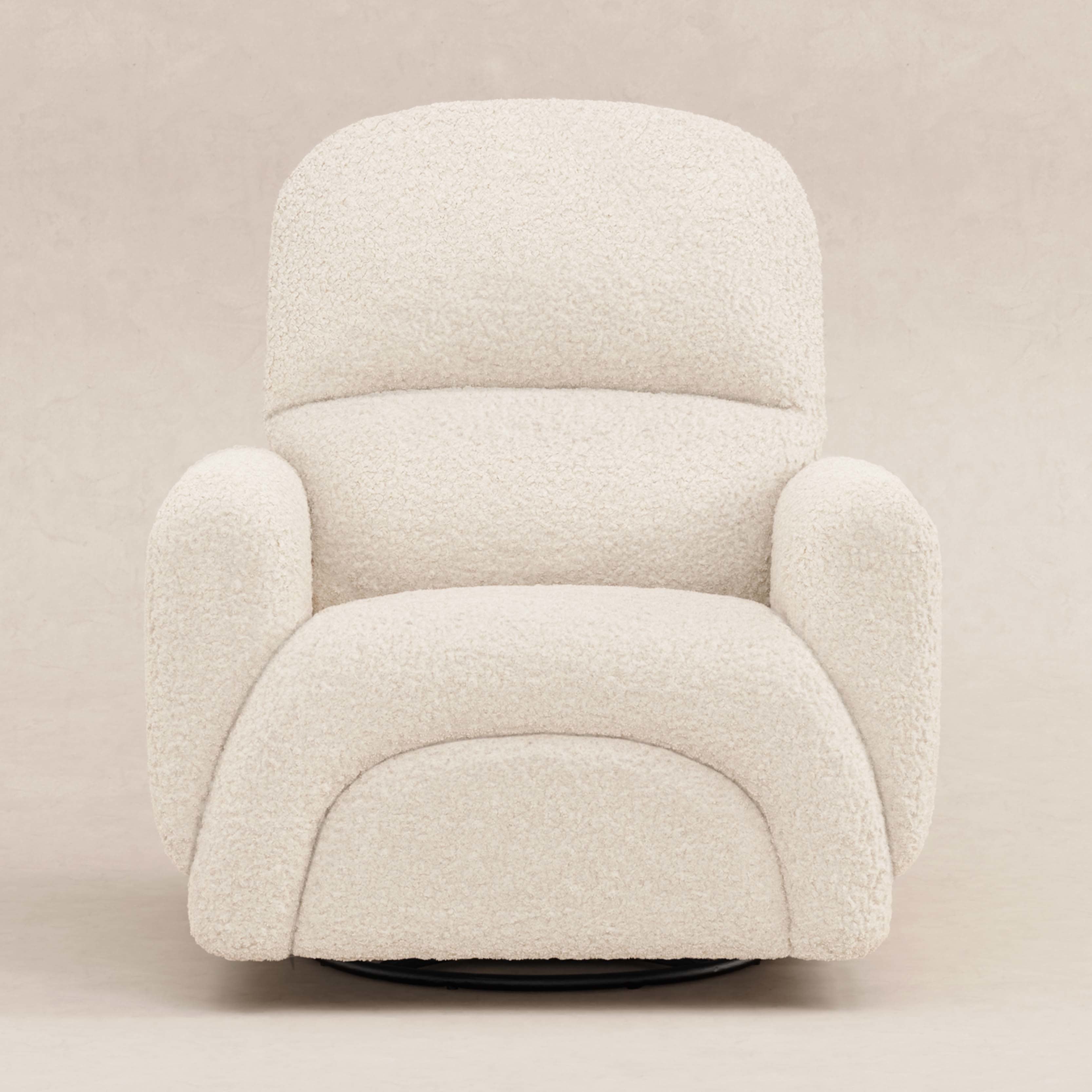 Babyletto Rainbow Recliner and Swivel Glider in Teddy Loop
