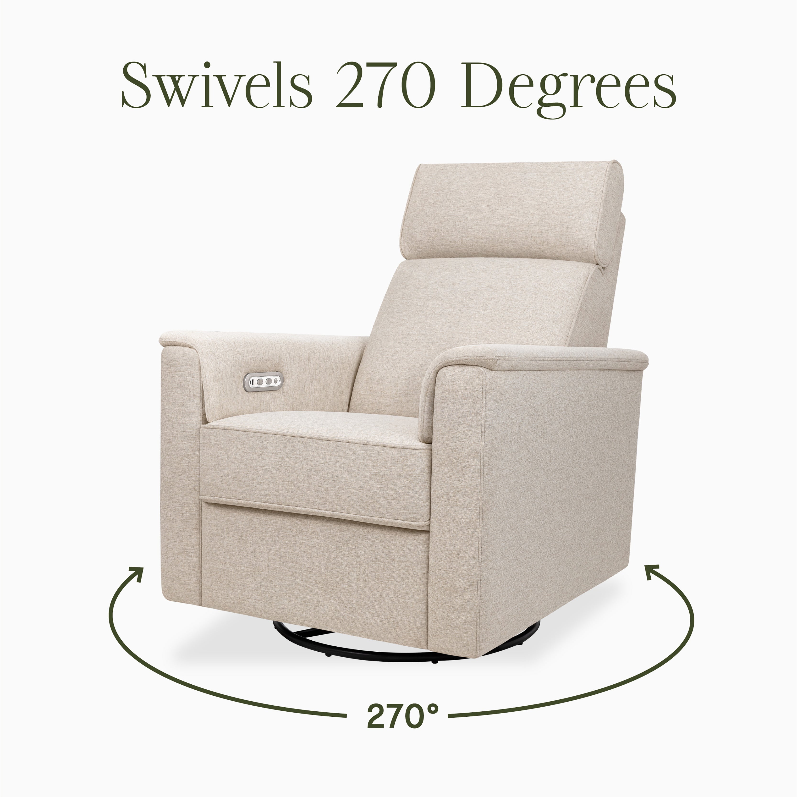 Namesake Willa Plus Power Glider Recliner + Power Headrest