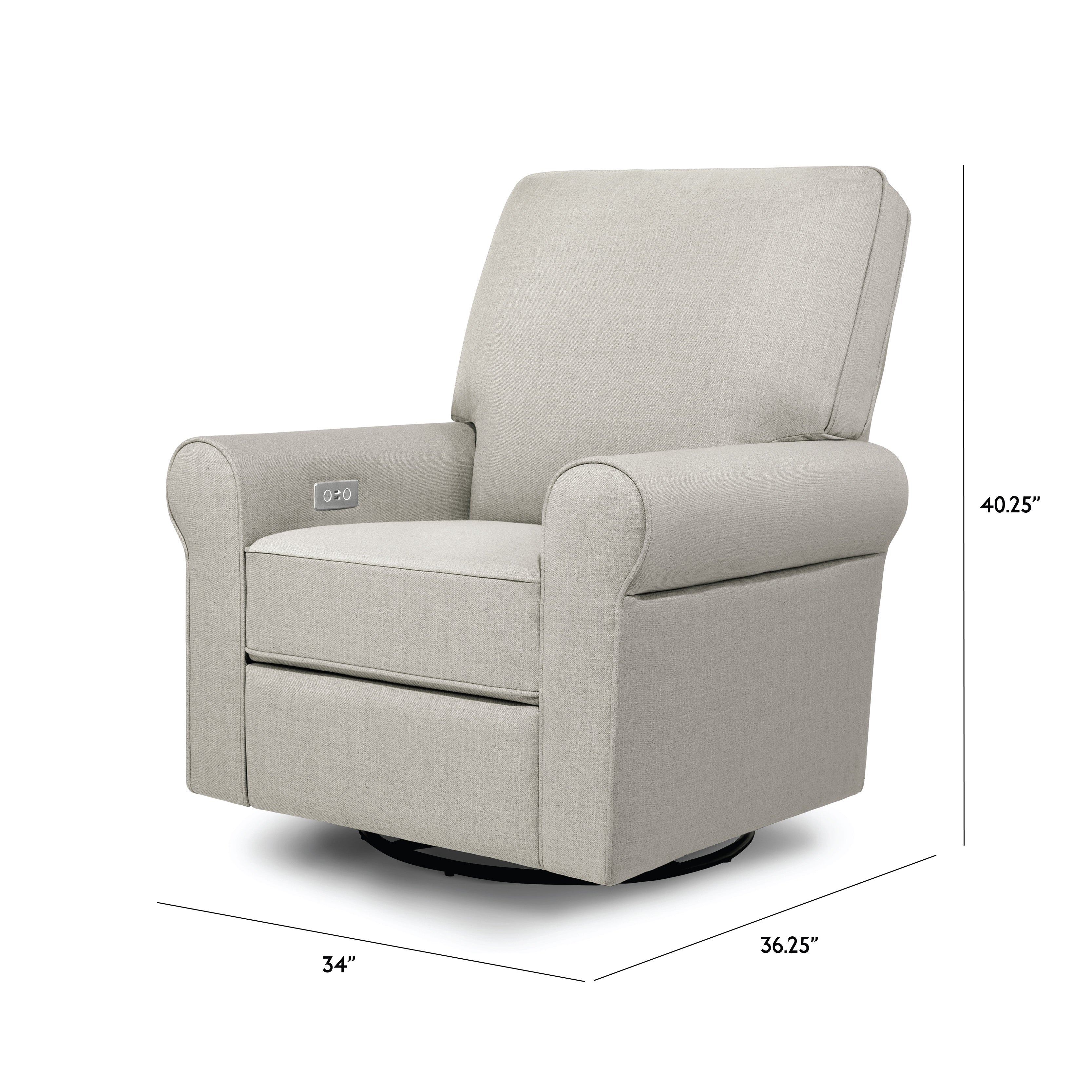 Monogram by Namesake Monroe Power Recliner and Swivel Glider
