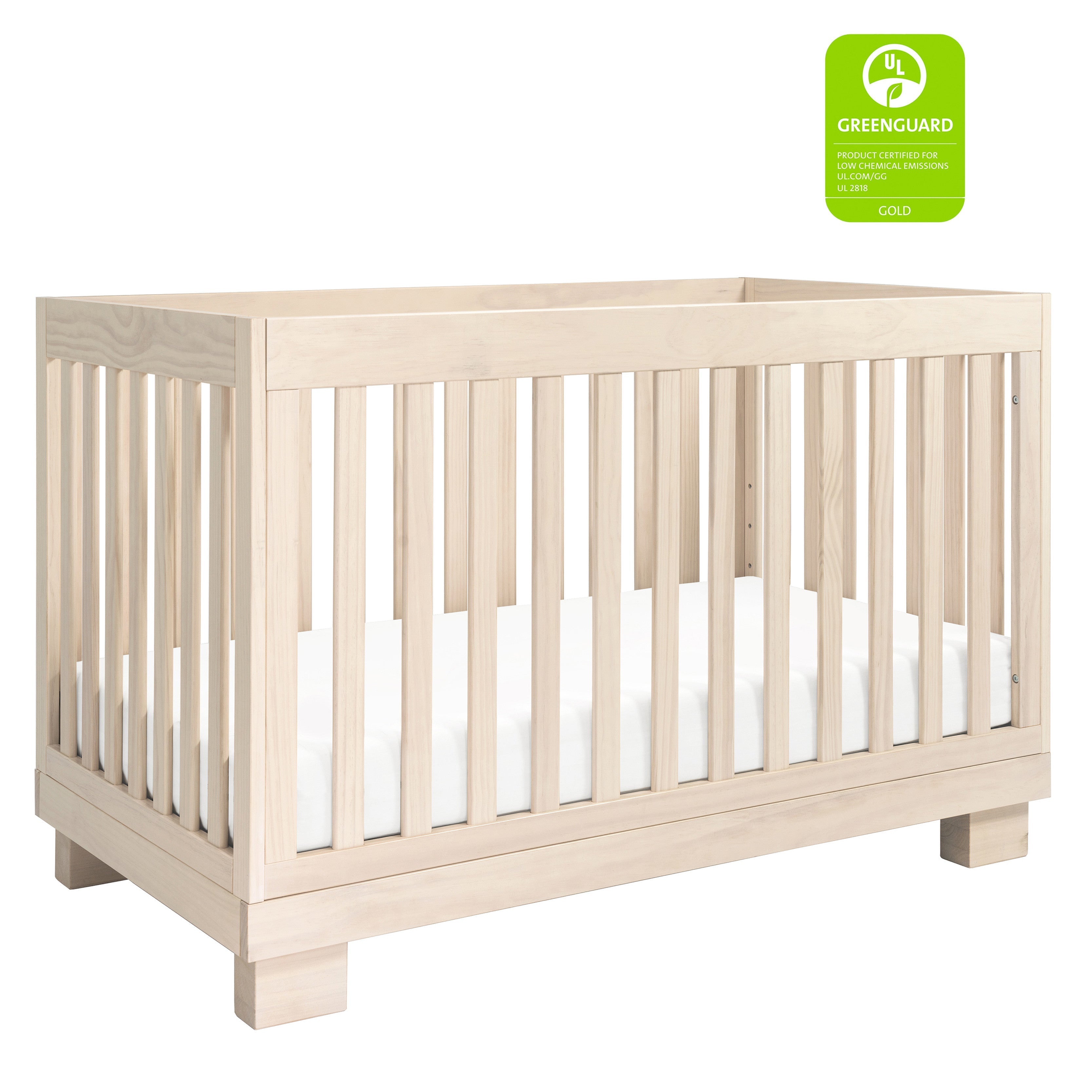 Babyletto Modo 3-in-1 Convertible Crib with Toddler Bed Conversion Kit