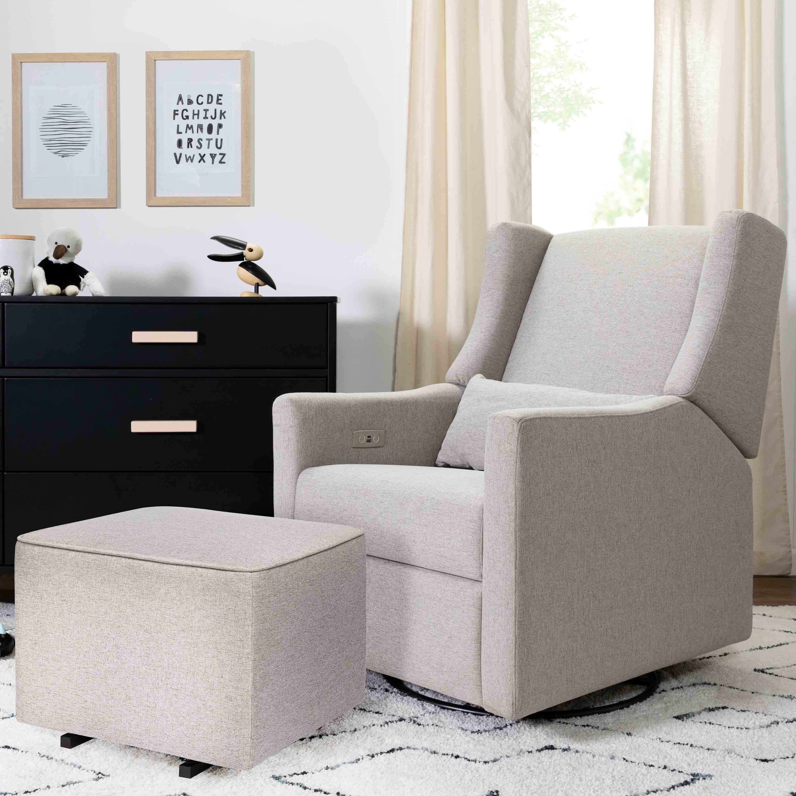 Babyletto Kiwi Electronic Recliner and Swivel Glider with USB port
