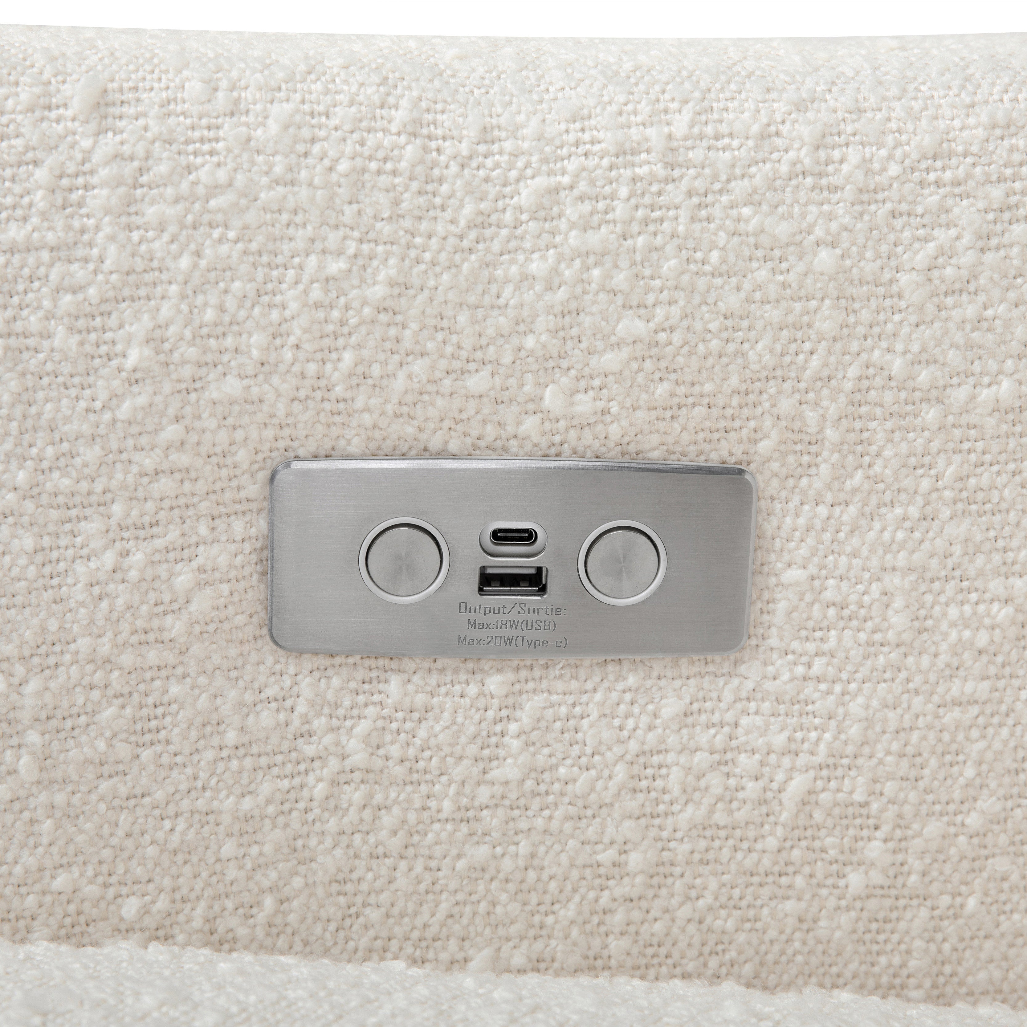 Babyletto Kiwi Electronic Recliner and Swivel Glider with USB port