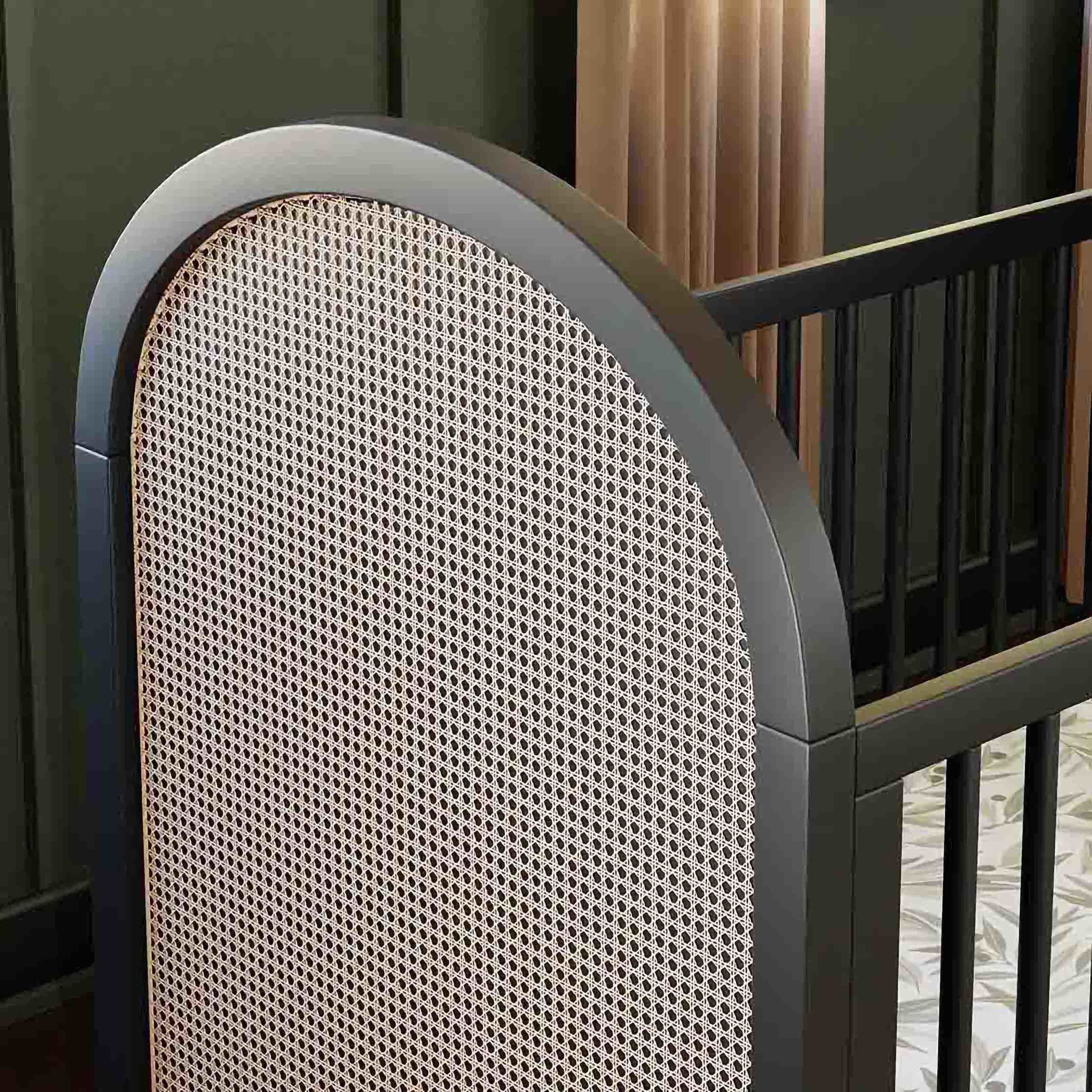 Babyletto Bondi Cane 3-in-1 Convertible Crib with Toddler Bed Conversion Kit - Twinkle Twinkle Little One